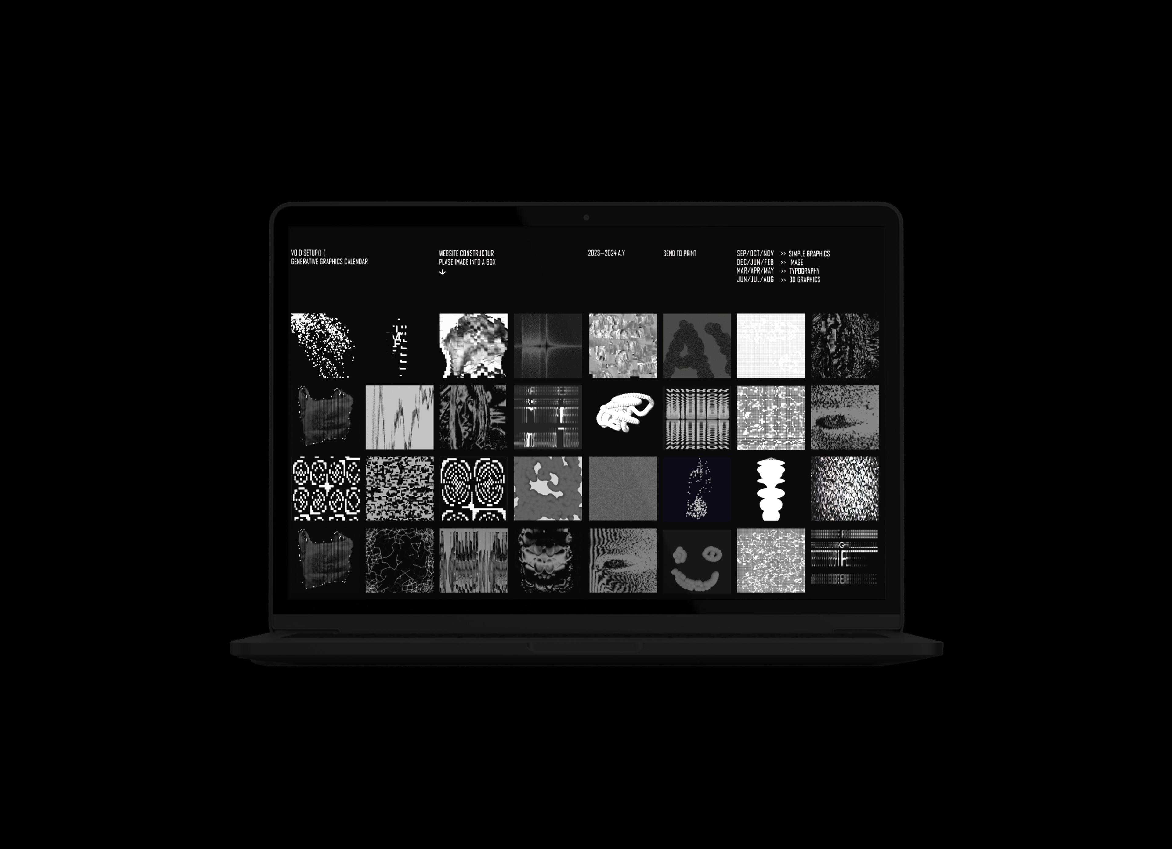 void-setup-calendar — Изображение №5 — Брендинг, Графика на Dprofile