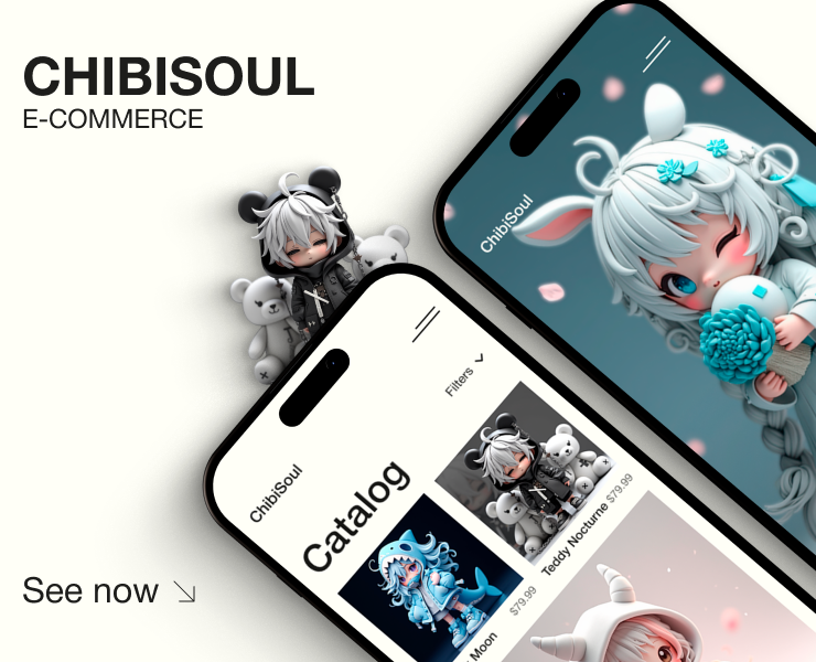 CHIBISOUL | E-COMMERCE — Интерфейсы, Брендинг на Dprofile