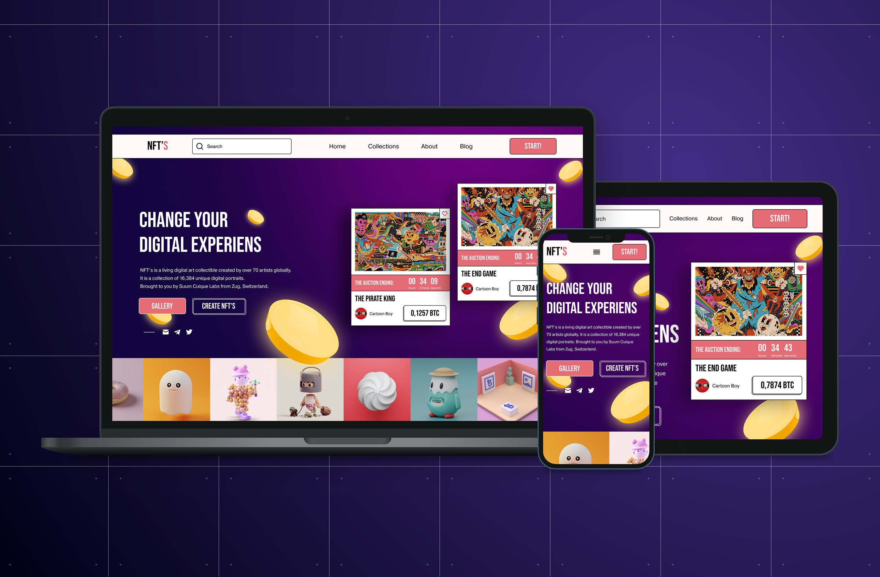 NFT Marketplace — Изображение №4 — Интерфейсы, Графика на Dprofile