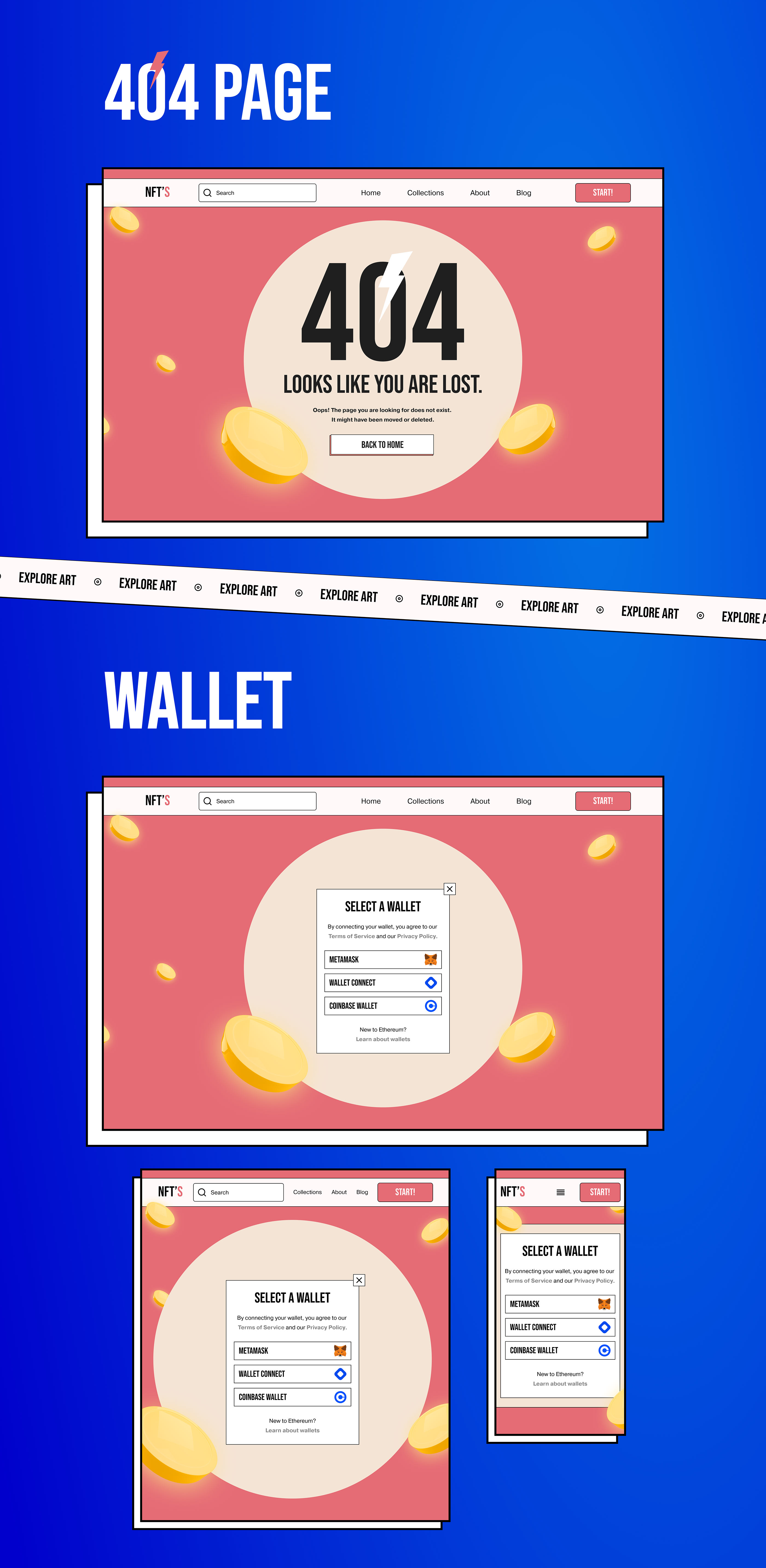 NFT Marketplace — Изображение №6 — Интерфейсы, Графика на Dprofile