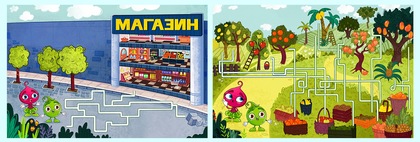 Что растет в магазине | Ивлев групп — Изображение №6 — Иллюстрация, Графика на Dprofile