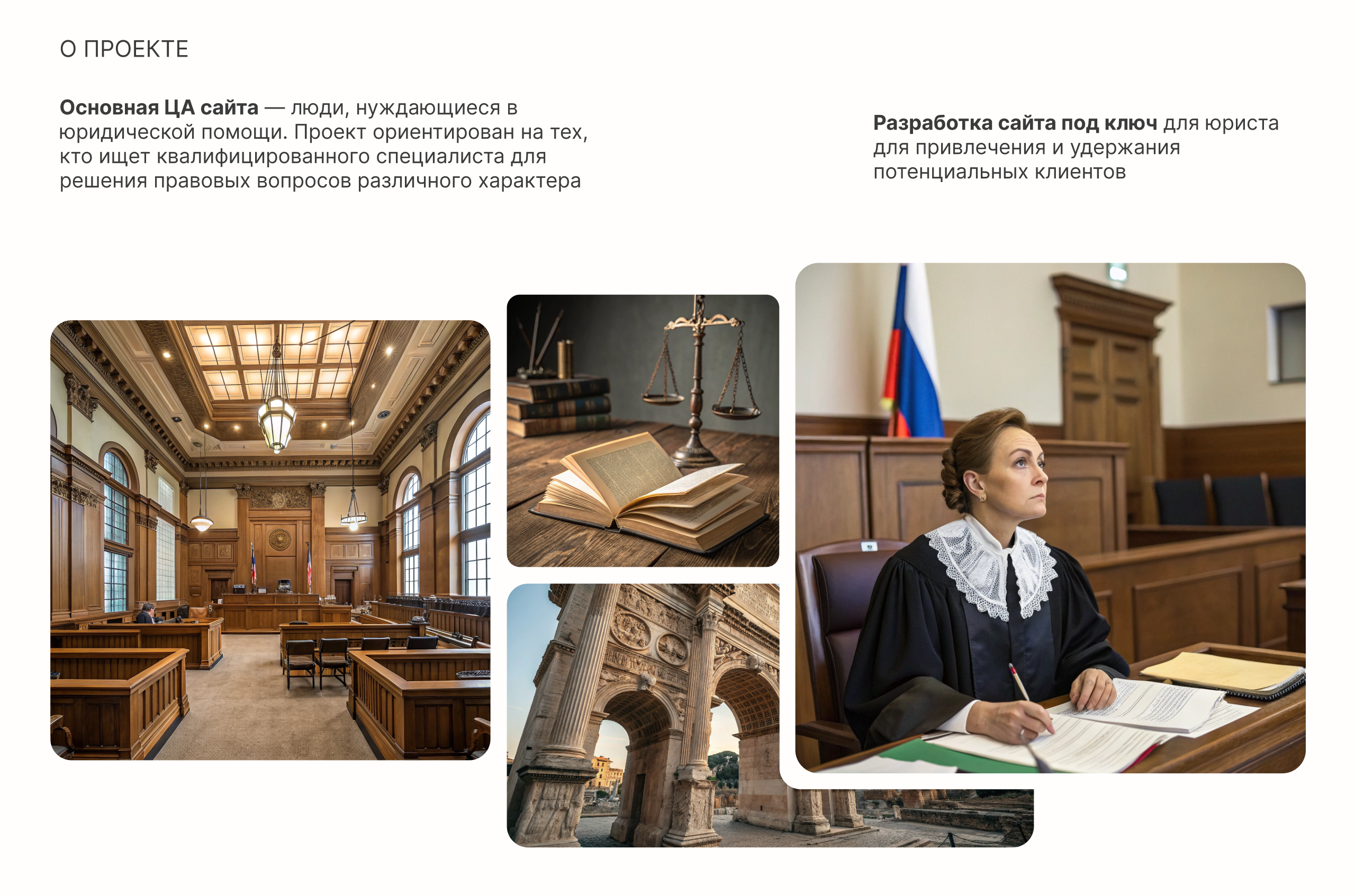 Landing page для юриста — Изображение №2 — Интерфейсы на Dprofile