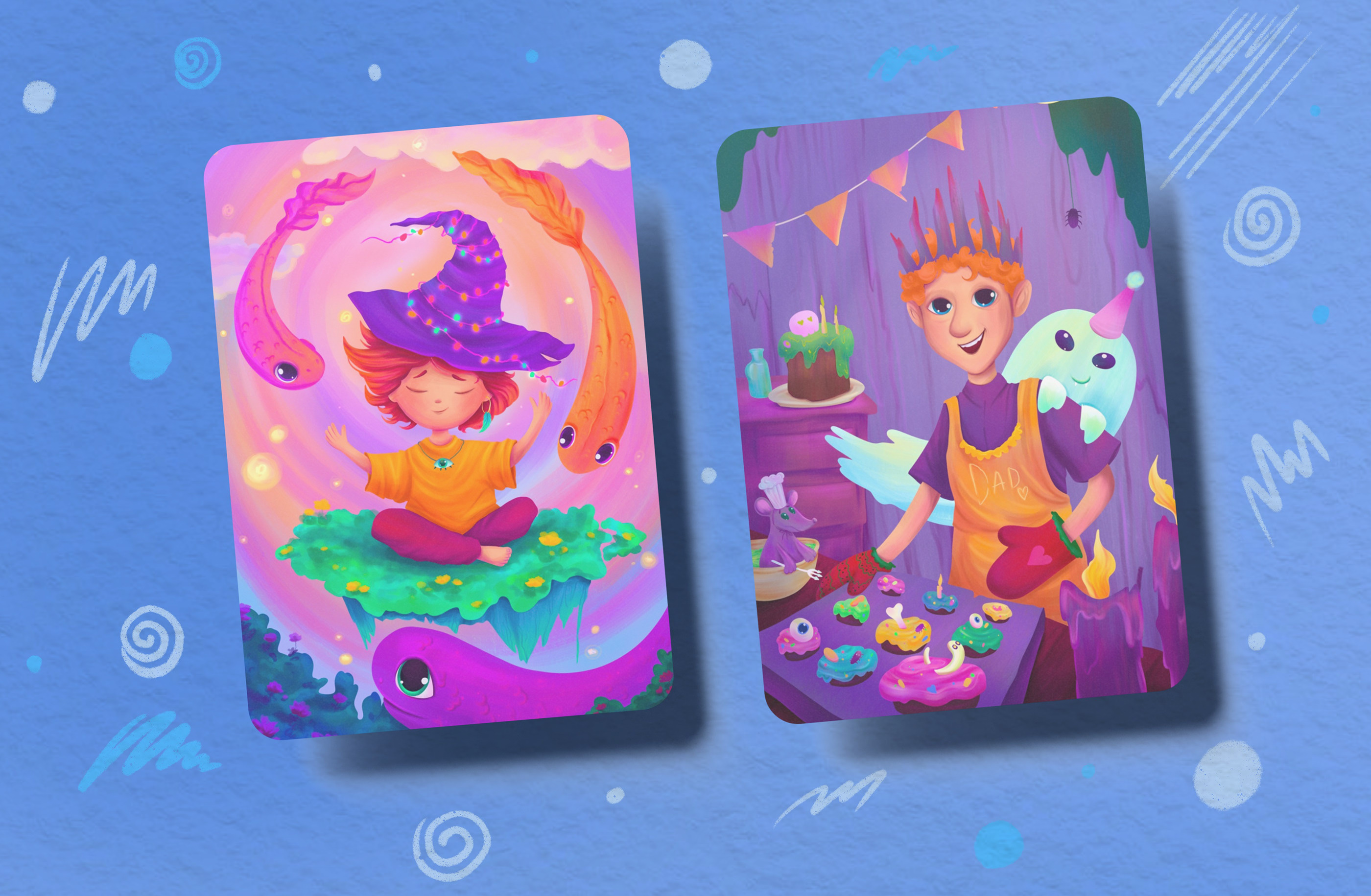 Illustrations for cards — Изображение №2 — Брендинг, Иллюстрация на Dprofile
