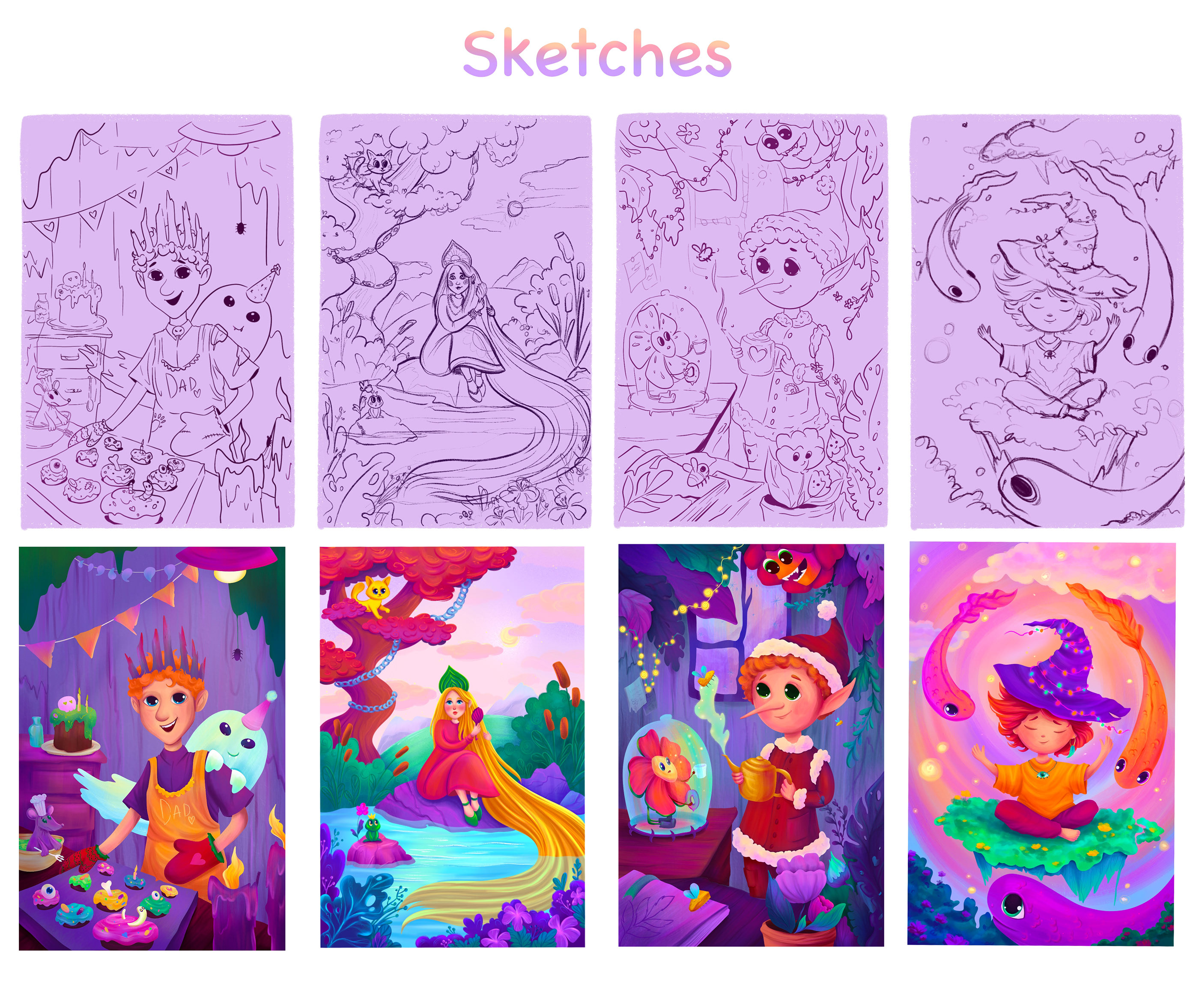 Illustrations for cards — Изображение №3 — Брендинг, Иллюстрация на Dprofile