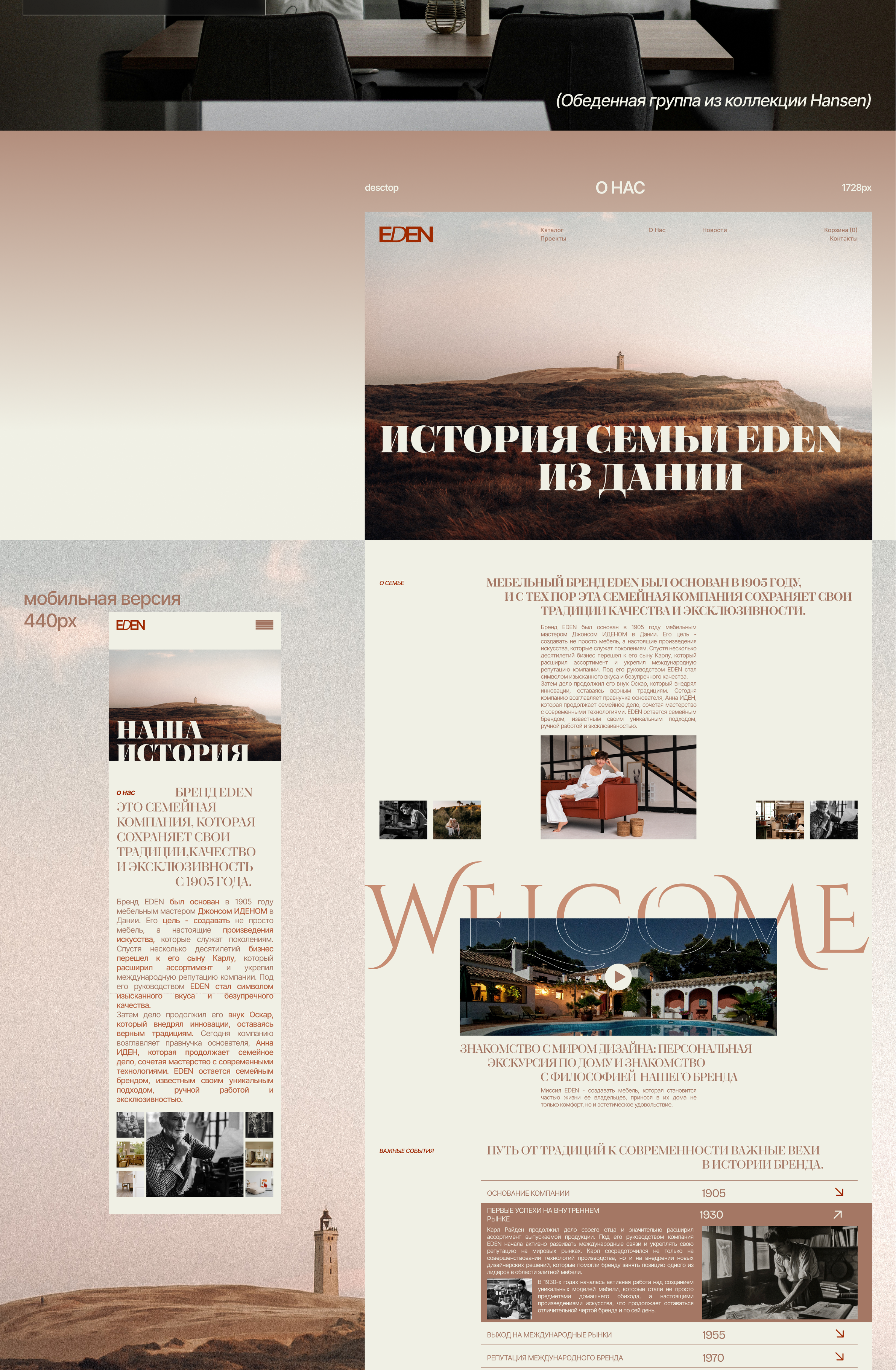Eden\website design\uxui — Изображение №8 — Интерфейсы на Dprofile