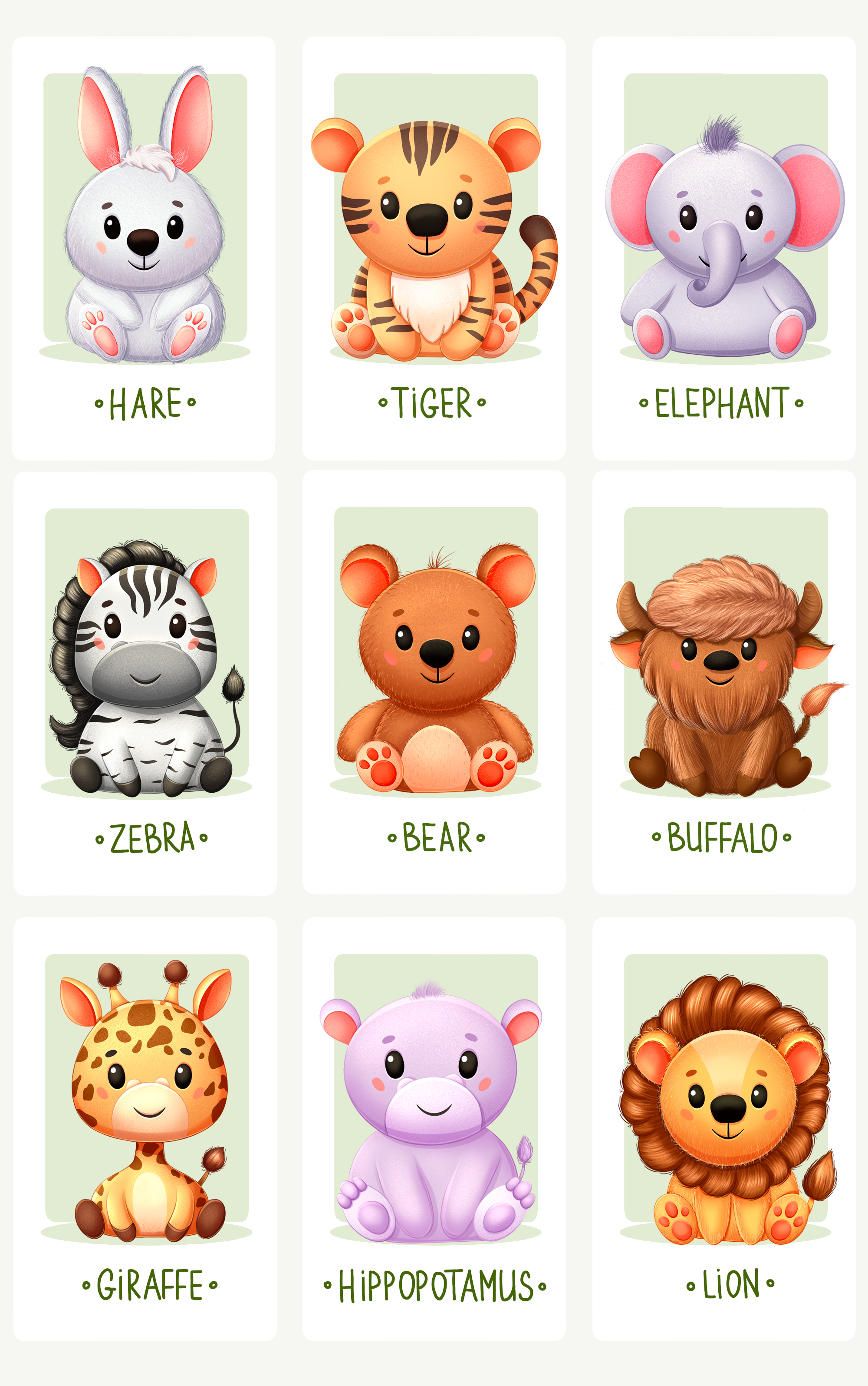 Персонажи животных. Детская иллюстрация. — Изображение №2 — Иллюстрация на Dprofile