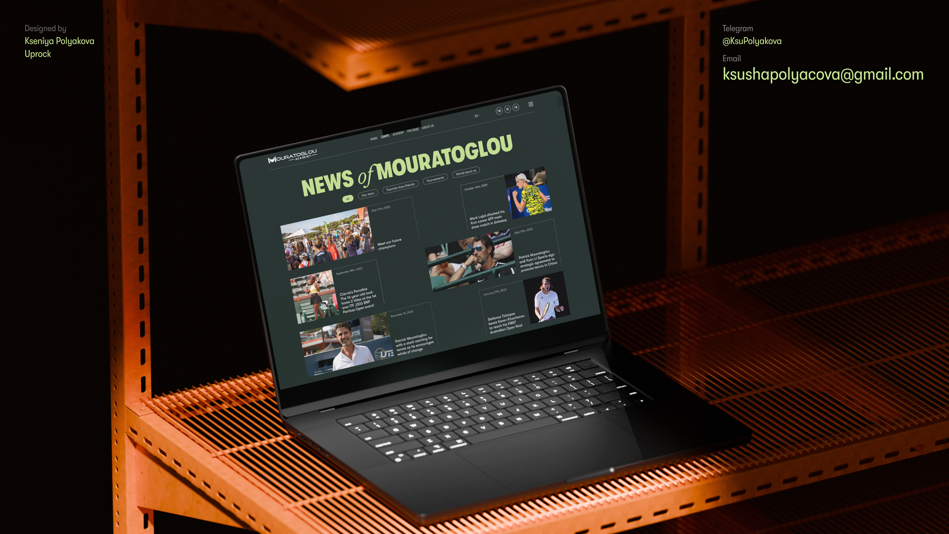 Mouratoglou Tennis Academy | Corporate website — Изображение №17 — Интерфейсы на Dprofile