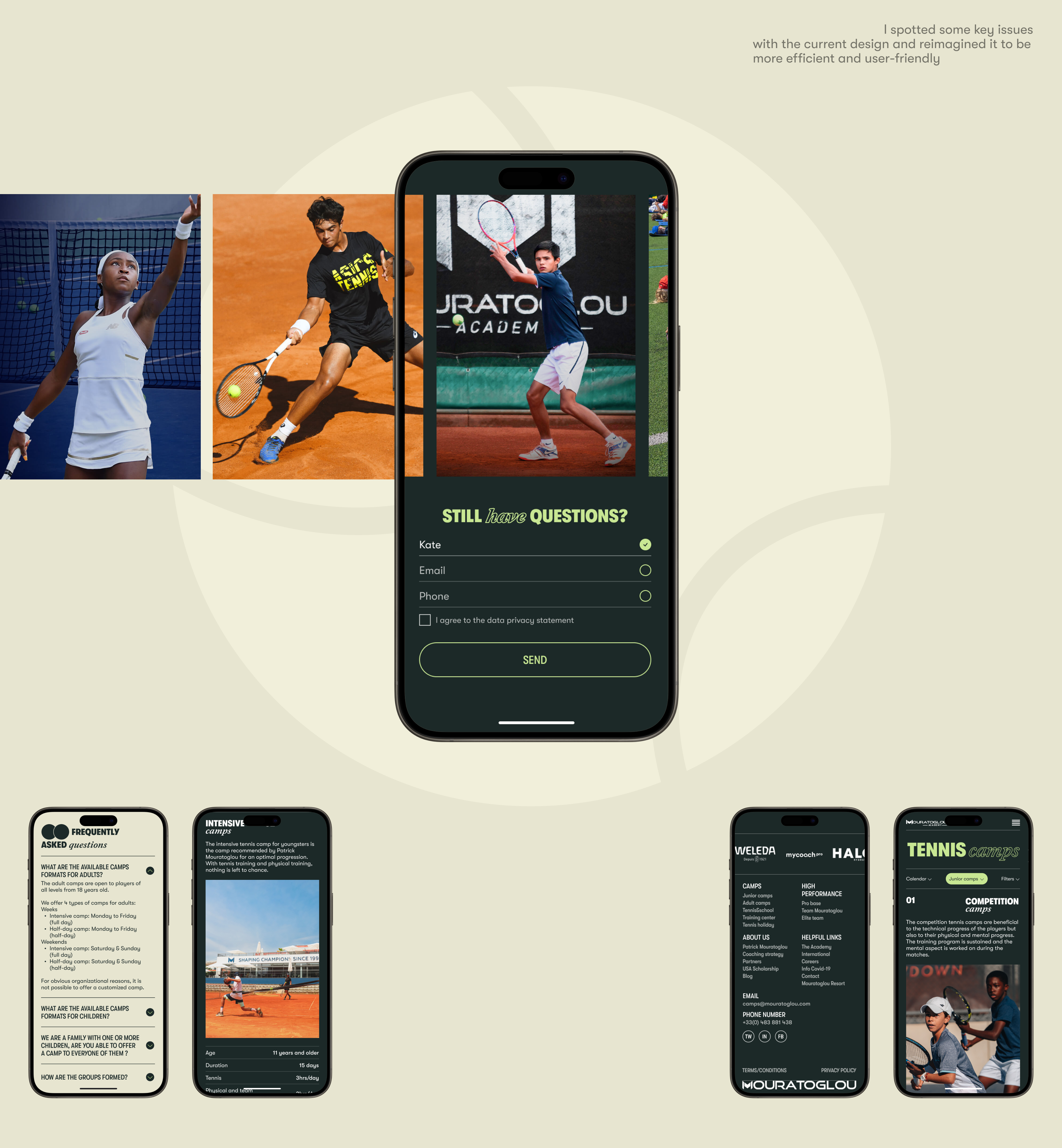 Mouratoglou Tennis Academy | Corporate website — Изображение №7 — Интерфейсы на Dprofile