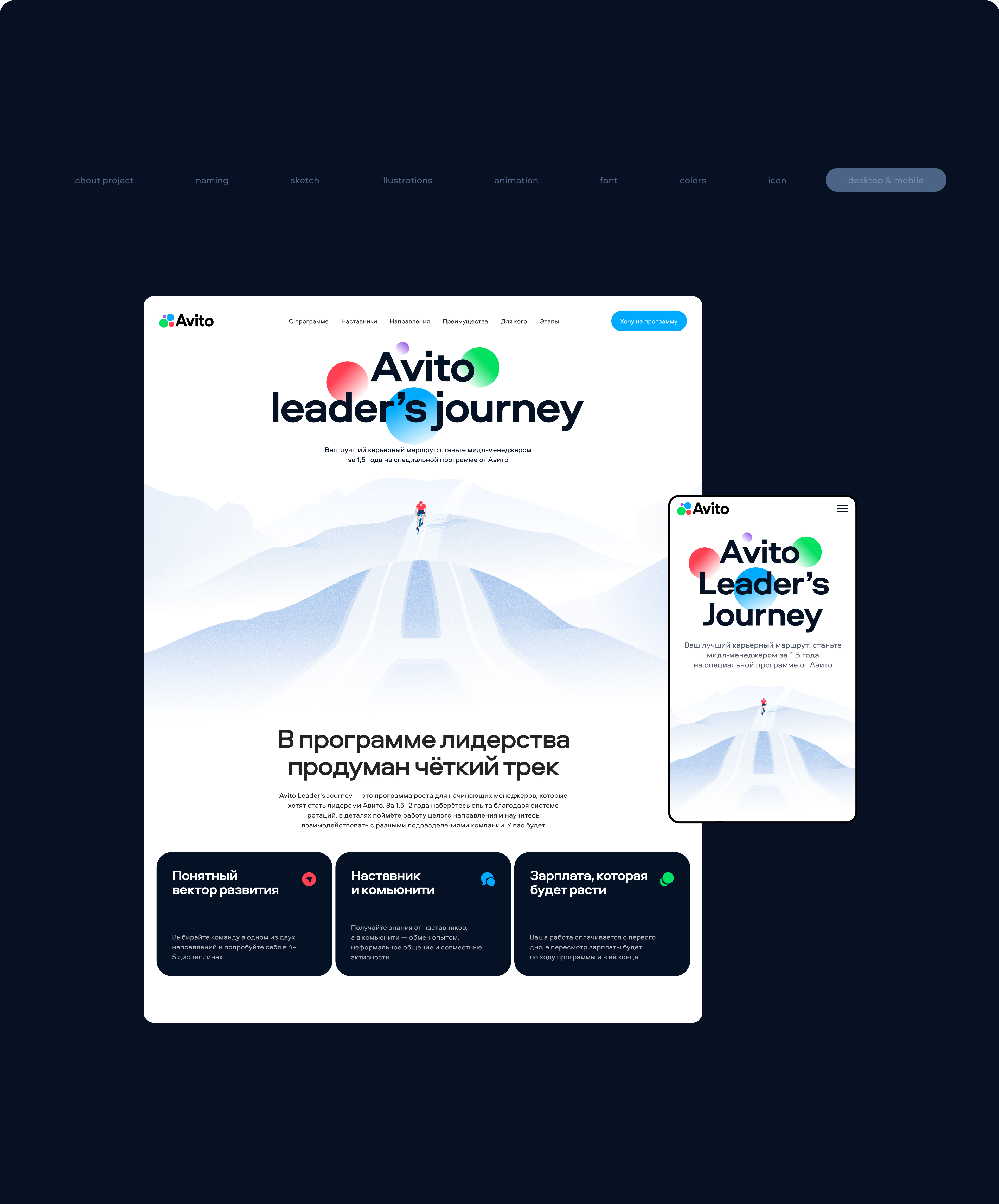 Аvito Leader’s Journey — Изображение №6 — Интерфейсы, Иллюстрация на Dprofile
