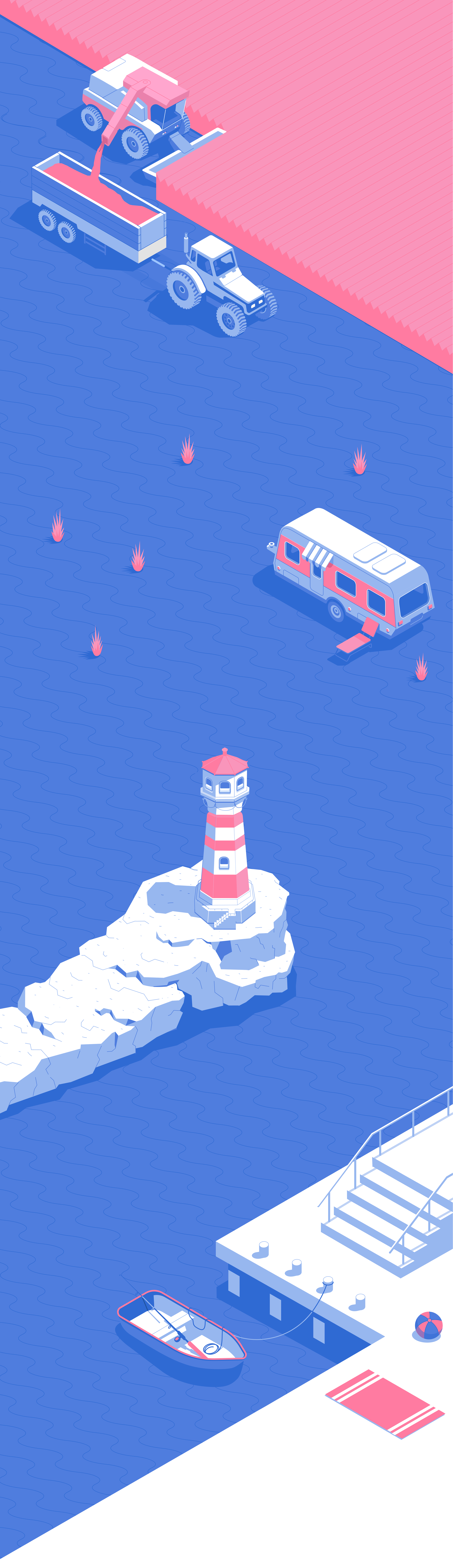 Pink / Blue — Изображение №1 — Иллюстрация, Графика на Dprofile