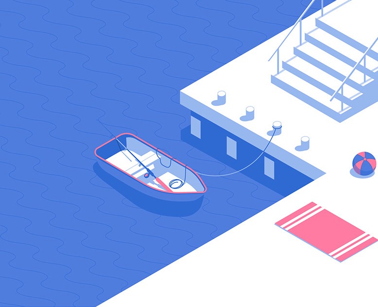 Pink / Blue — Иллюстрация, Графика на Dprofile