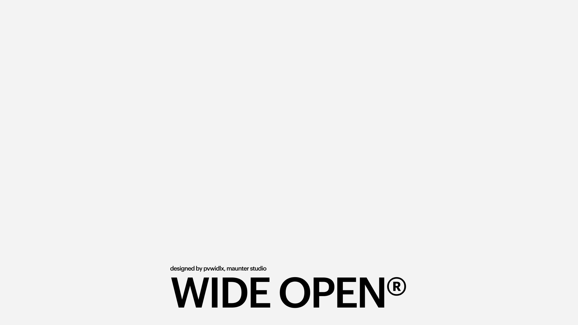 WIDE OPEN — Изображение №9 — Брендинг на Dprofile