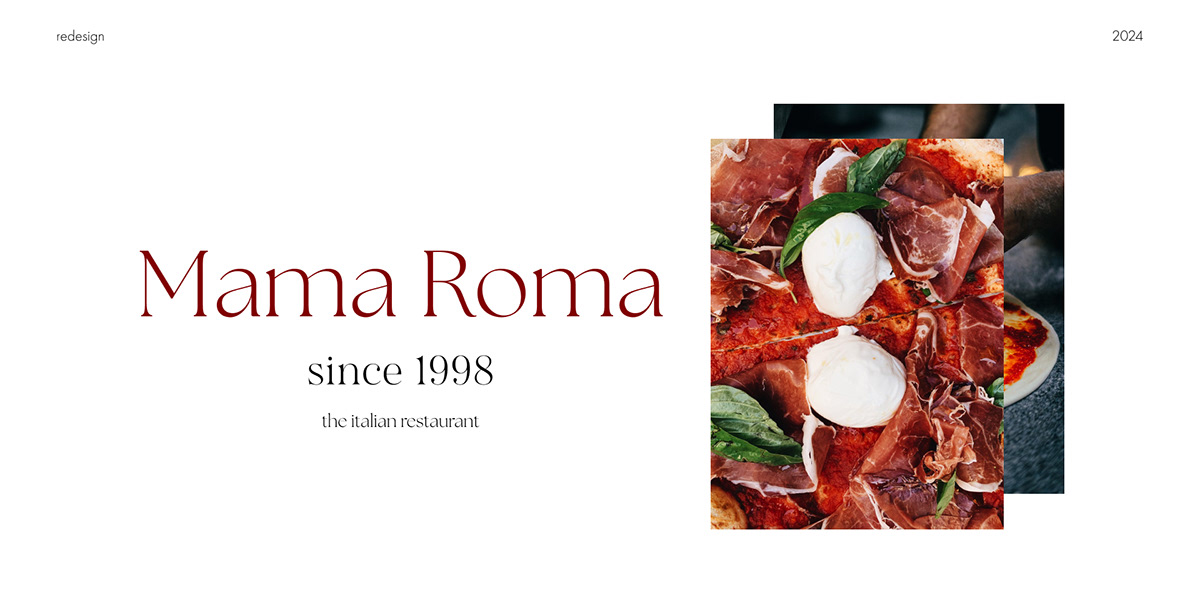 web ux/ui design italian restaurant — Изображение №1 — Интерфейсы, Графика на Dprofile