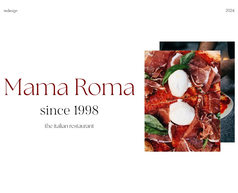 web ux/ui design italian restaurant — Интерфейсы, Графика на Dprofile