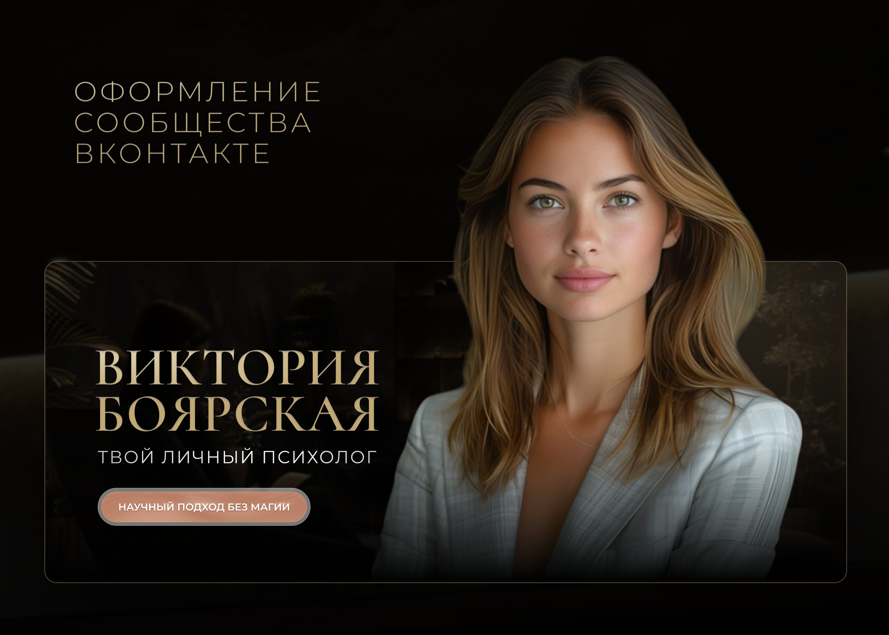 Дизайн сообщества ВКонтакте для психолога — Изображение №1 — Брендинг на Dprofile