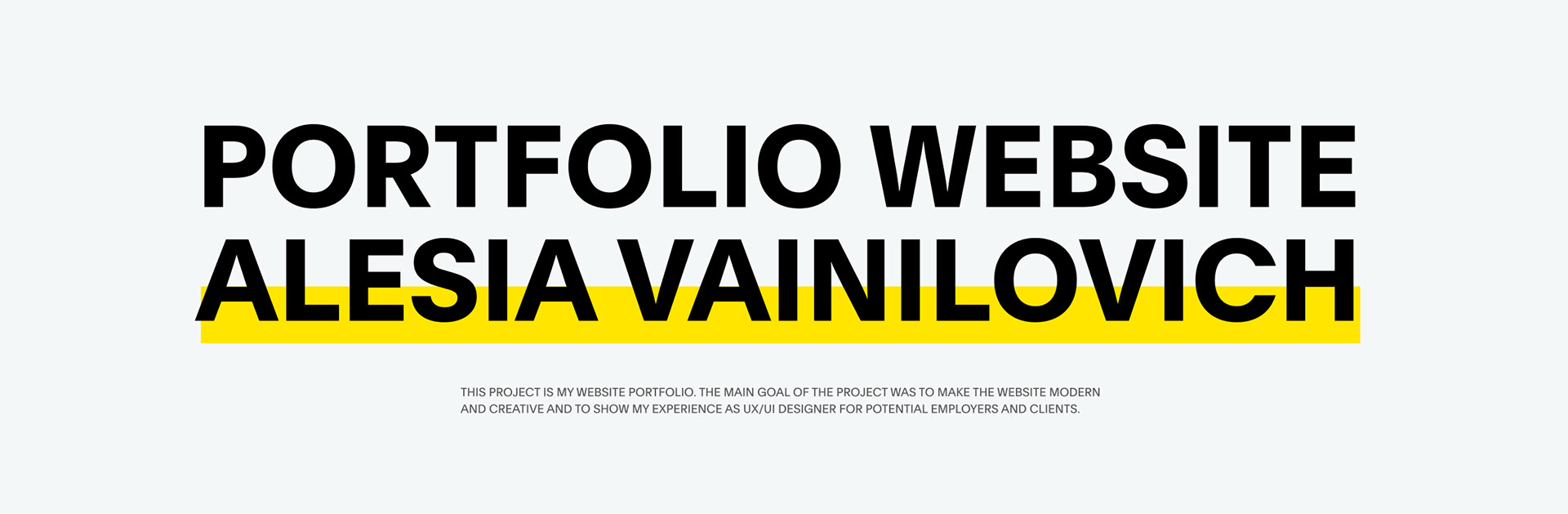 Portfolio website - UX/UI designer — Изображение №1 — Интерфейсы на Dprofile