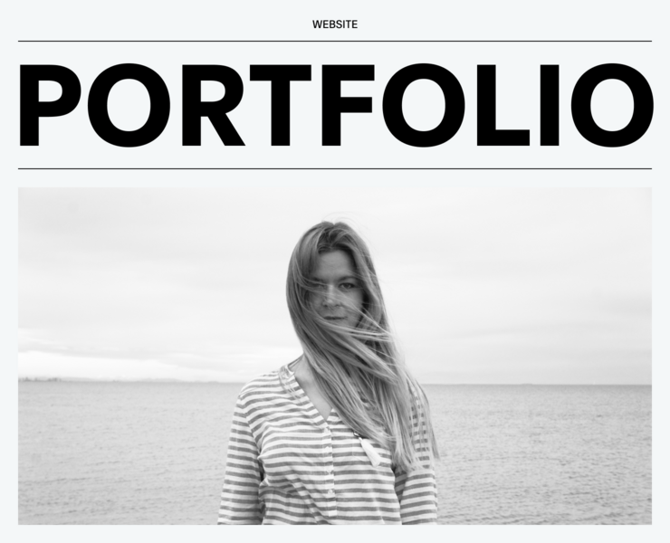 Portfolio website - UX/UI designer — Интерфейсы на Dprofile
