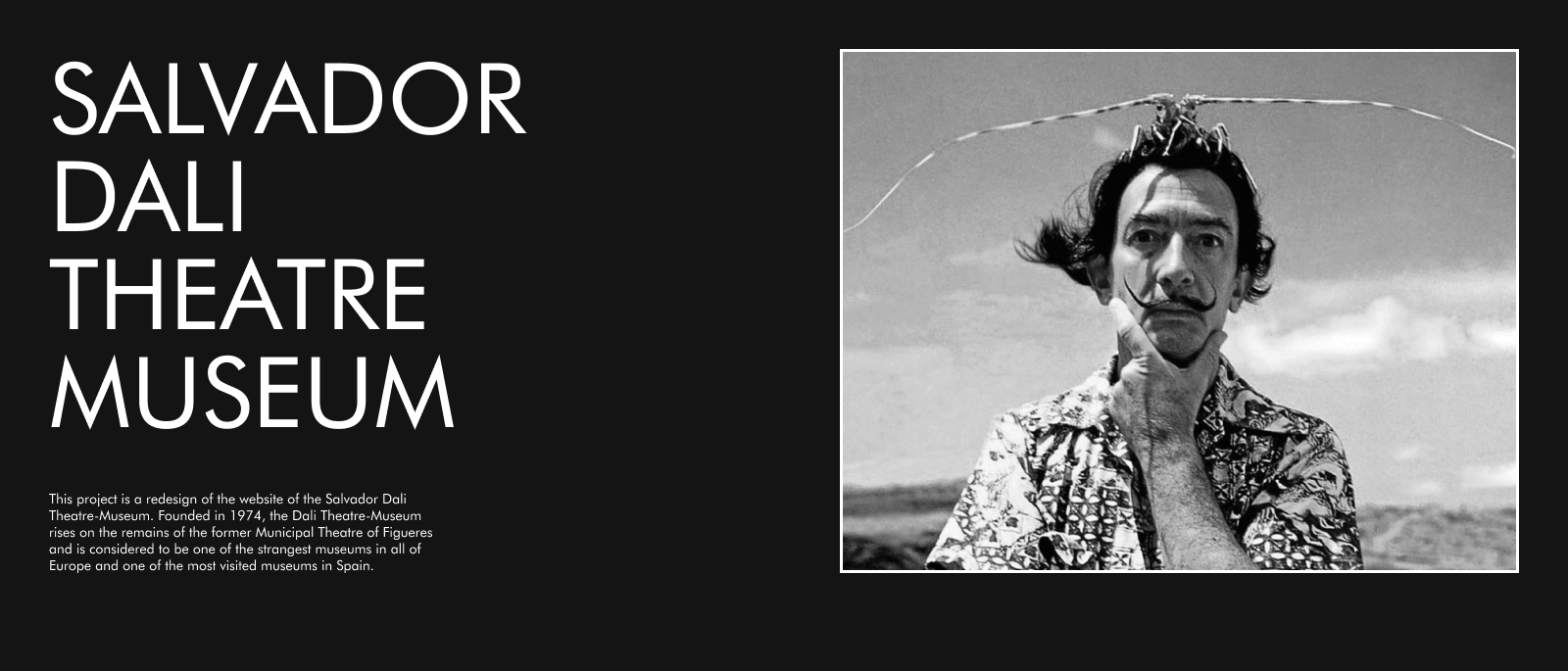 Salvador Dali Theatre-Museum – Website redesign concept — Изображение №1 — Интерфейсы на Dprofile