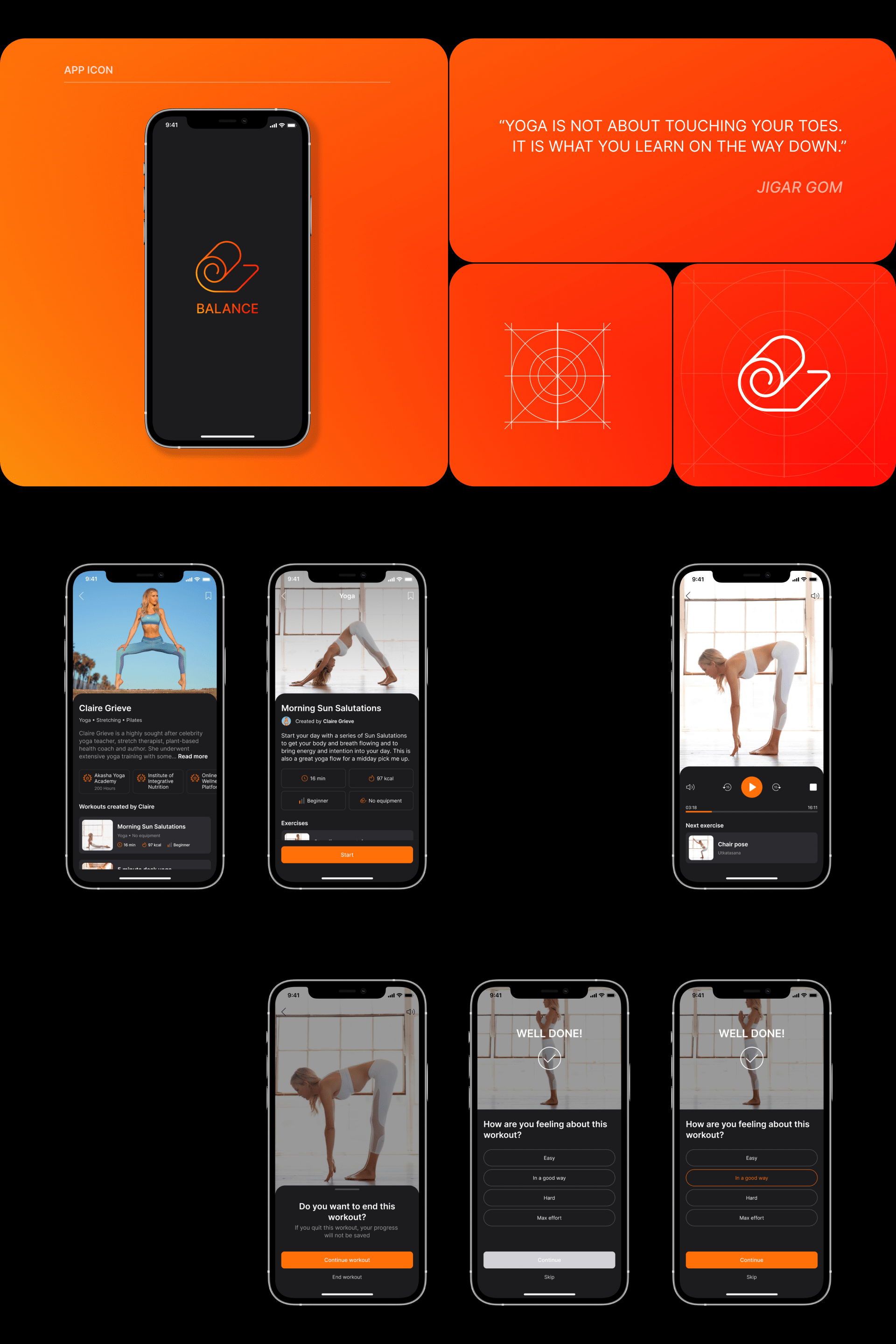 Balance | Mobile App – Fitness online — Изображение №6 — Интерфейсы на Dprofile