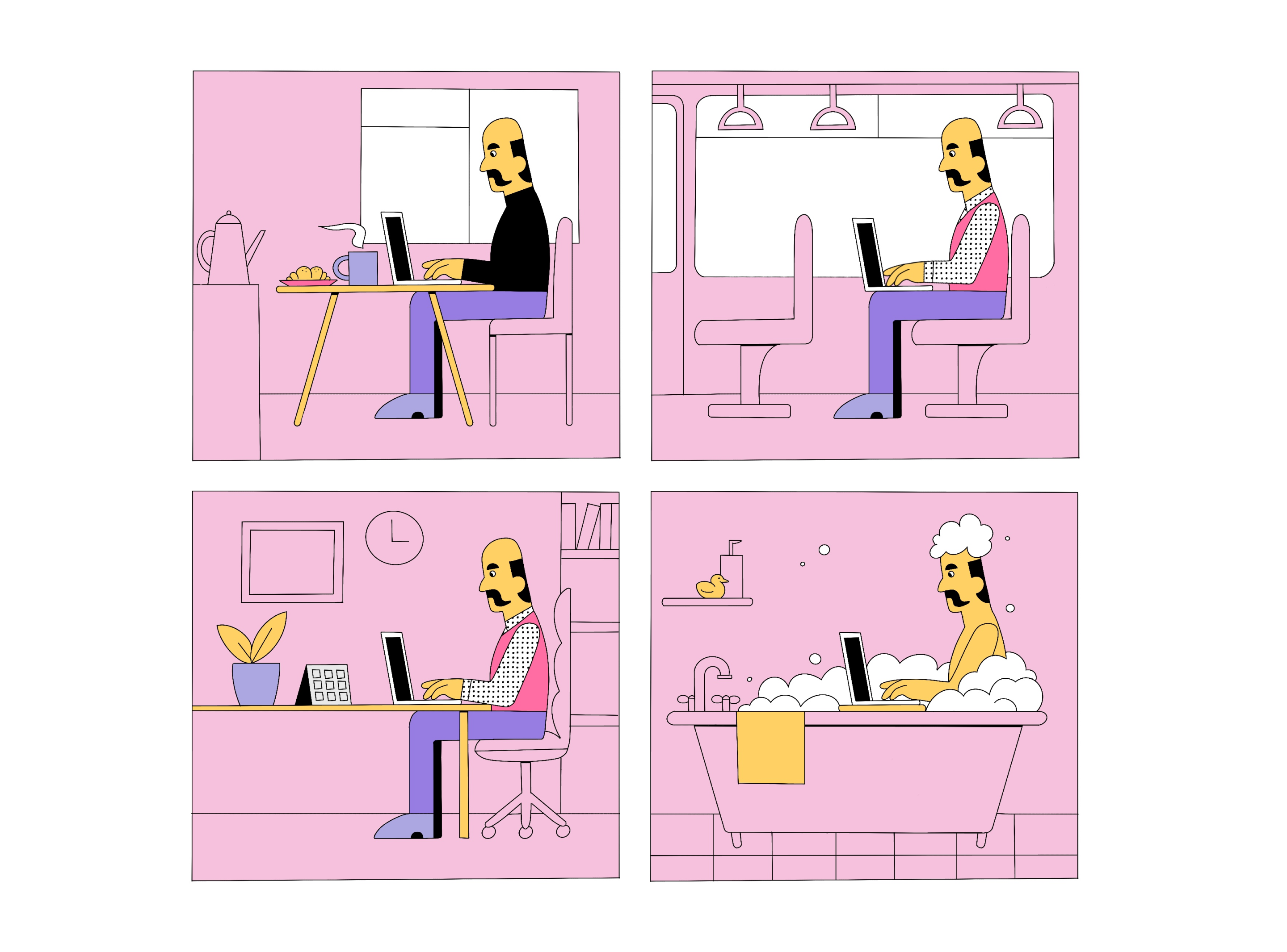 Яндекс Практикум | Иллюстрации & Дизайн персонажей — Изображение №5 — Иллюстрация на Dprofile