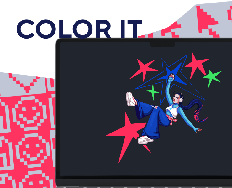 COLOR IT | Обои — Иллюстрация на Dprofile