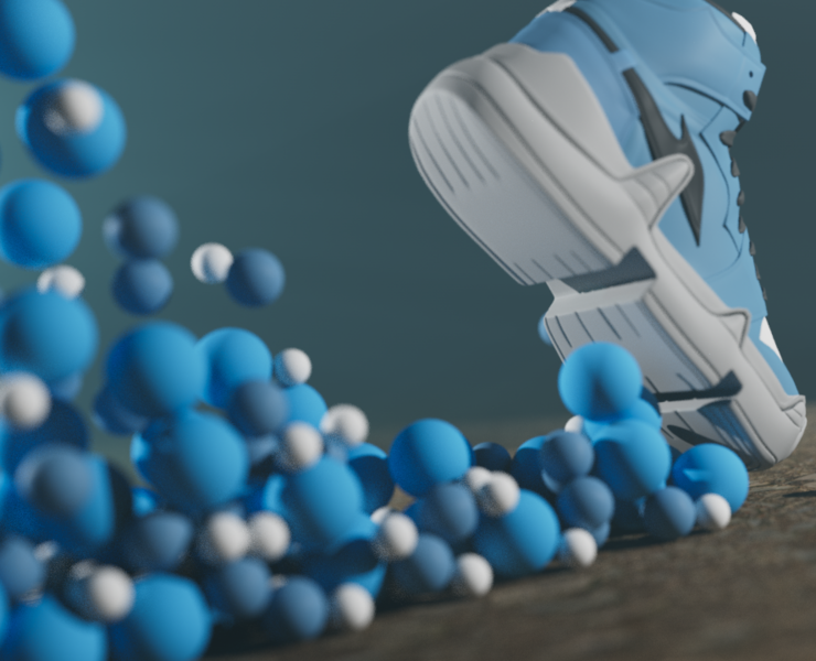 Sneaker commercial — 3D, Анимация на Dprofile