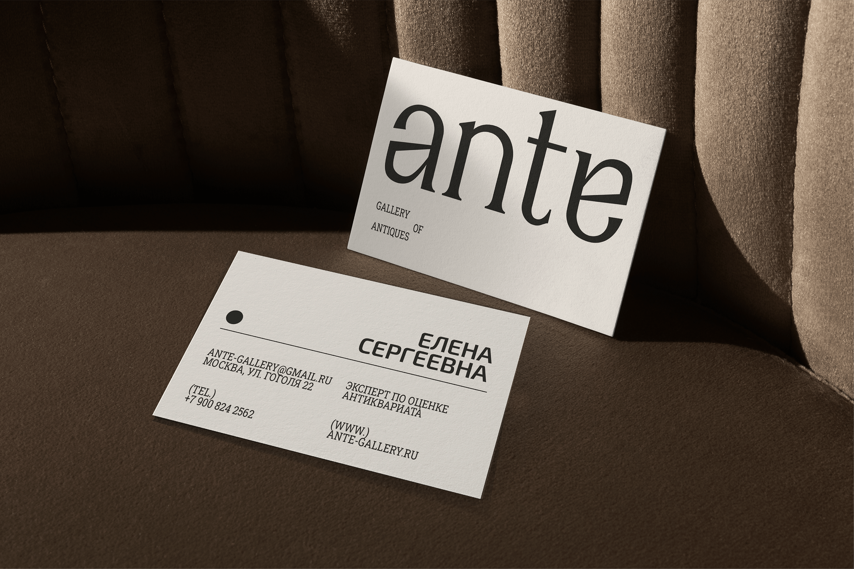 ANTE GALLERY OF ANTIQUES — Изображение №4 — Брендинг, Анимация на Dprofile