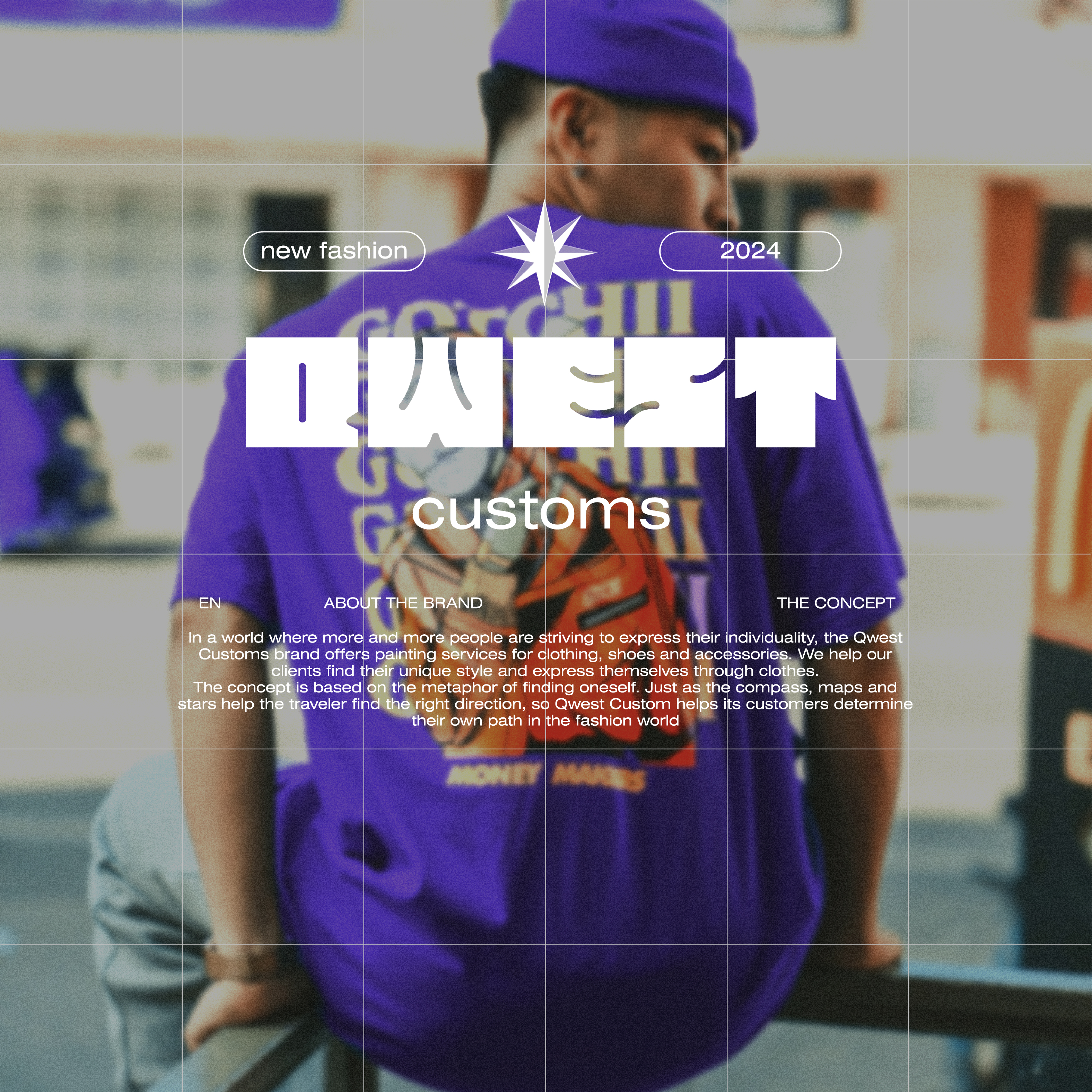 QWEST CUSTOM / Identity for a clothing brand — Изображение №1 — Брендинг на Dprofile