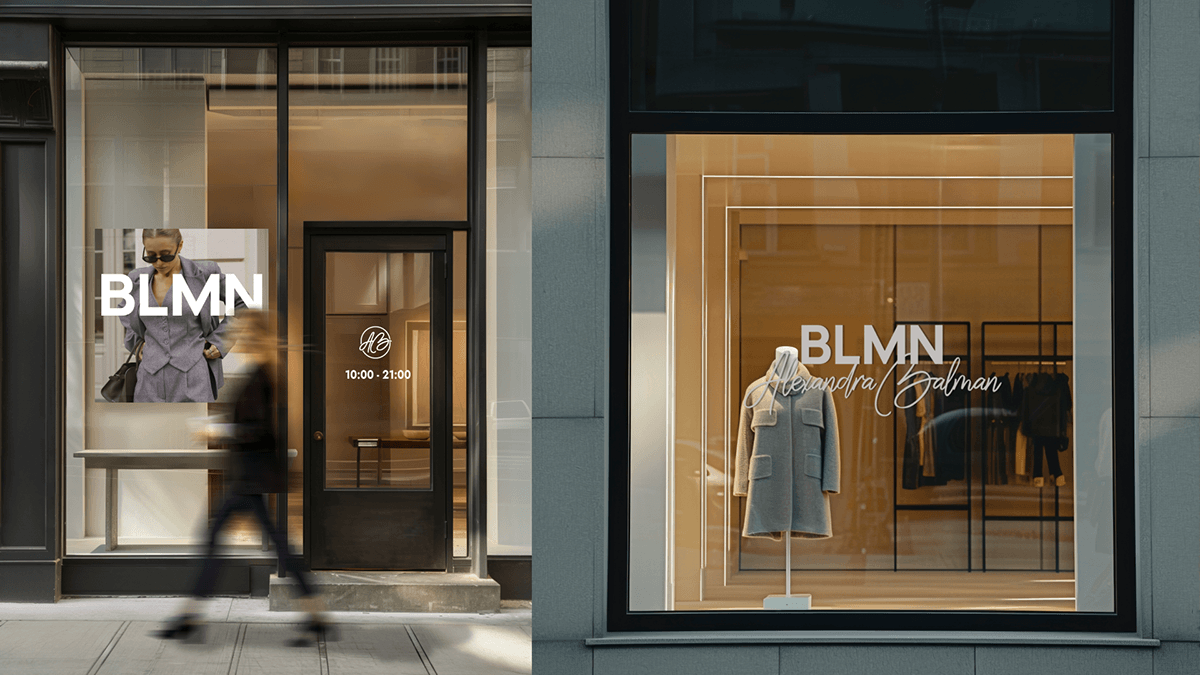 BLMN: фирменный стиль для бренда одежды — Изображение №16 — Брендинг на Dprofile
