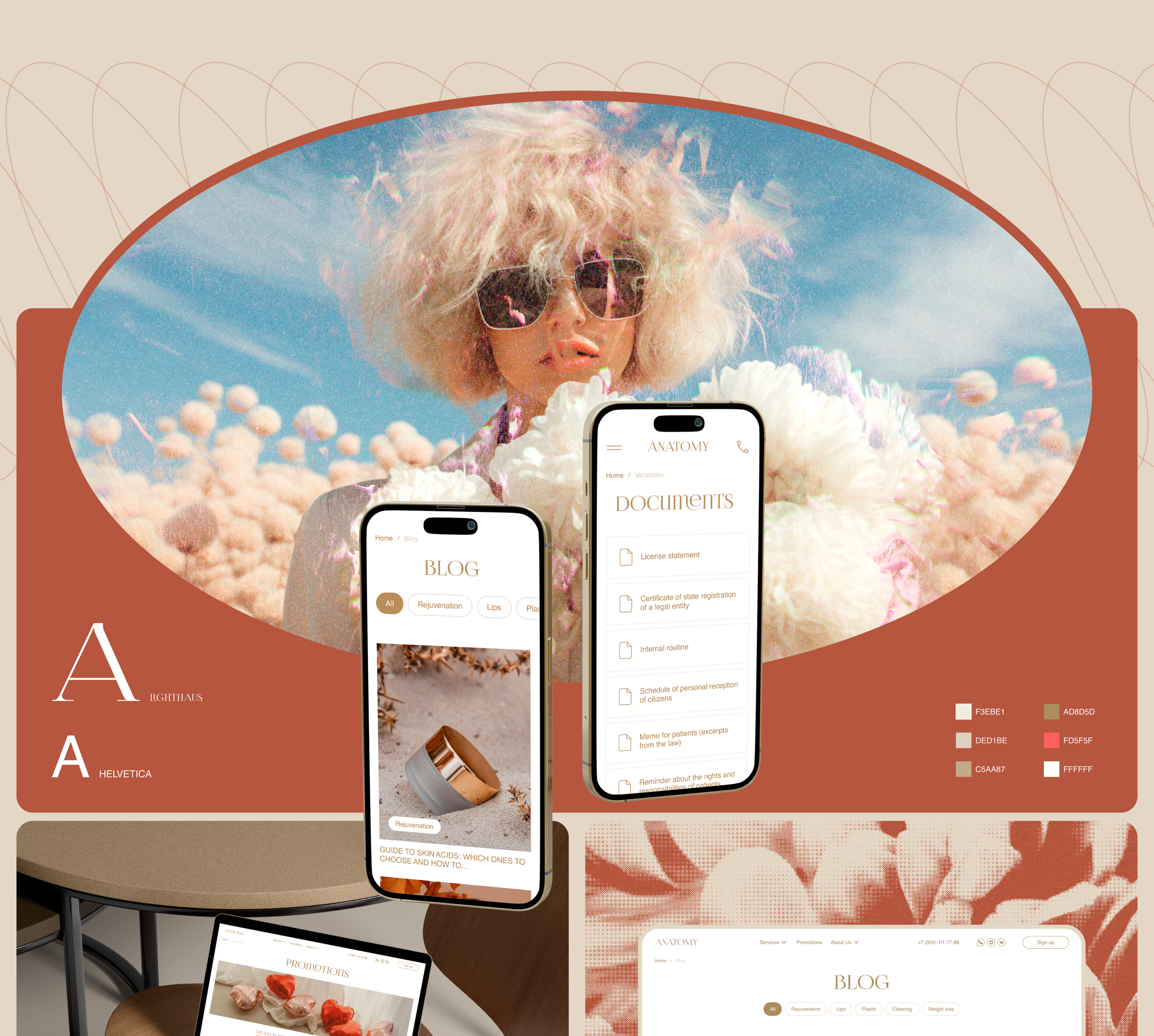 Anatomy | Cosmetology clinic redesign — Изображение №8 — Интерфейсы на Dprofile