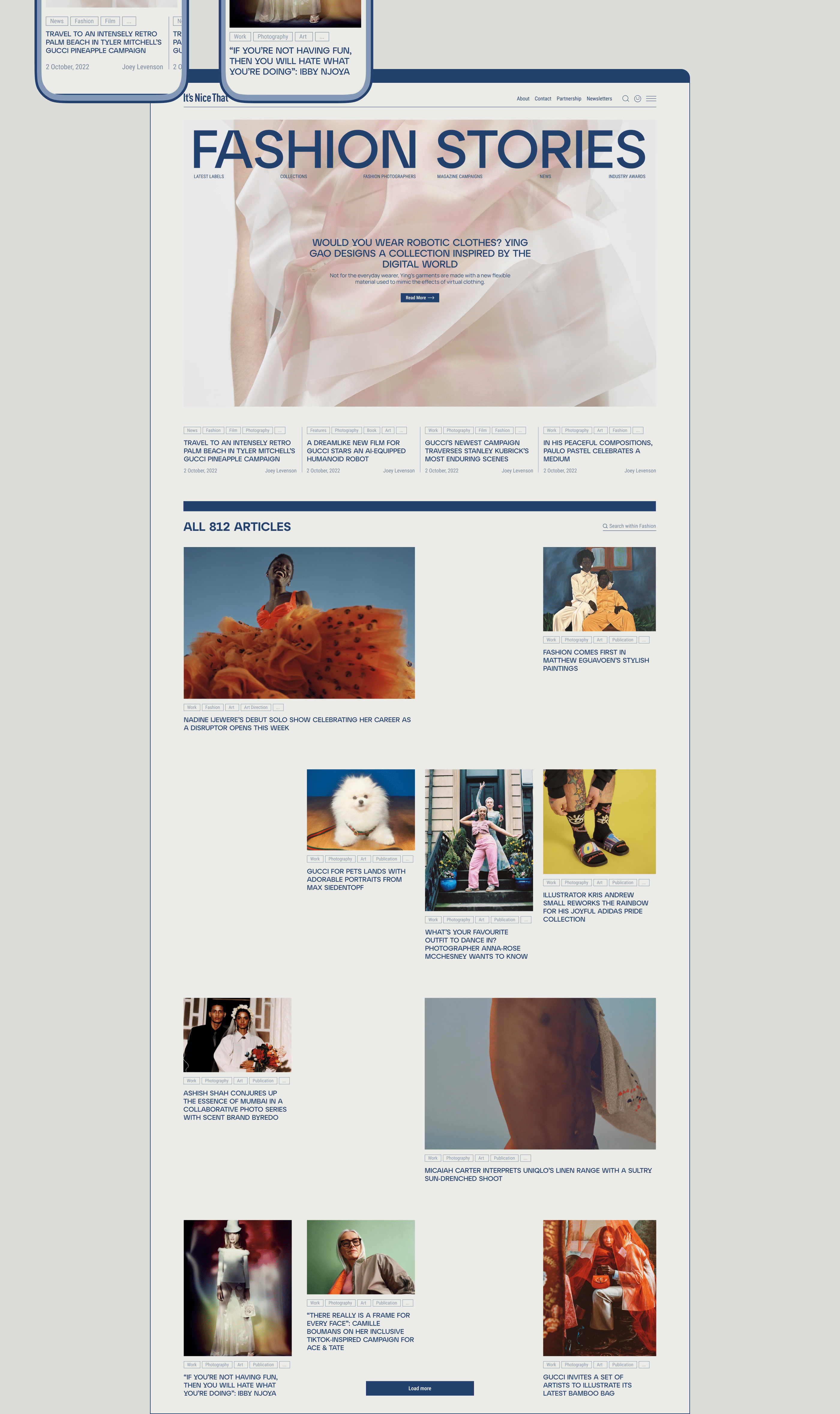It's Nice That redesign — Изображение №6 — Интерфейсы на Dprofile