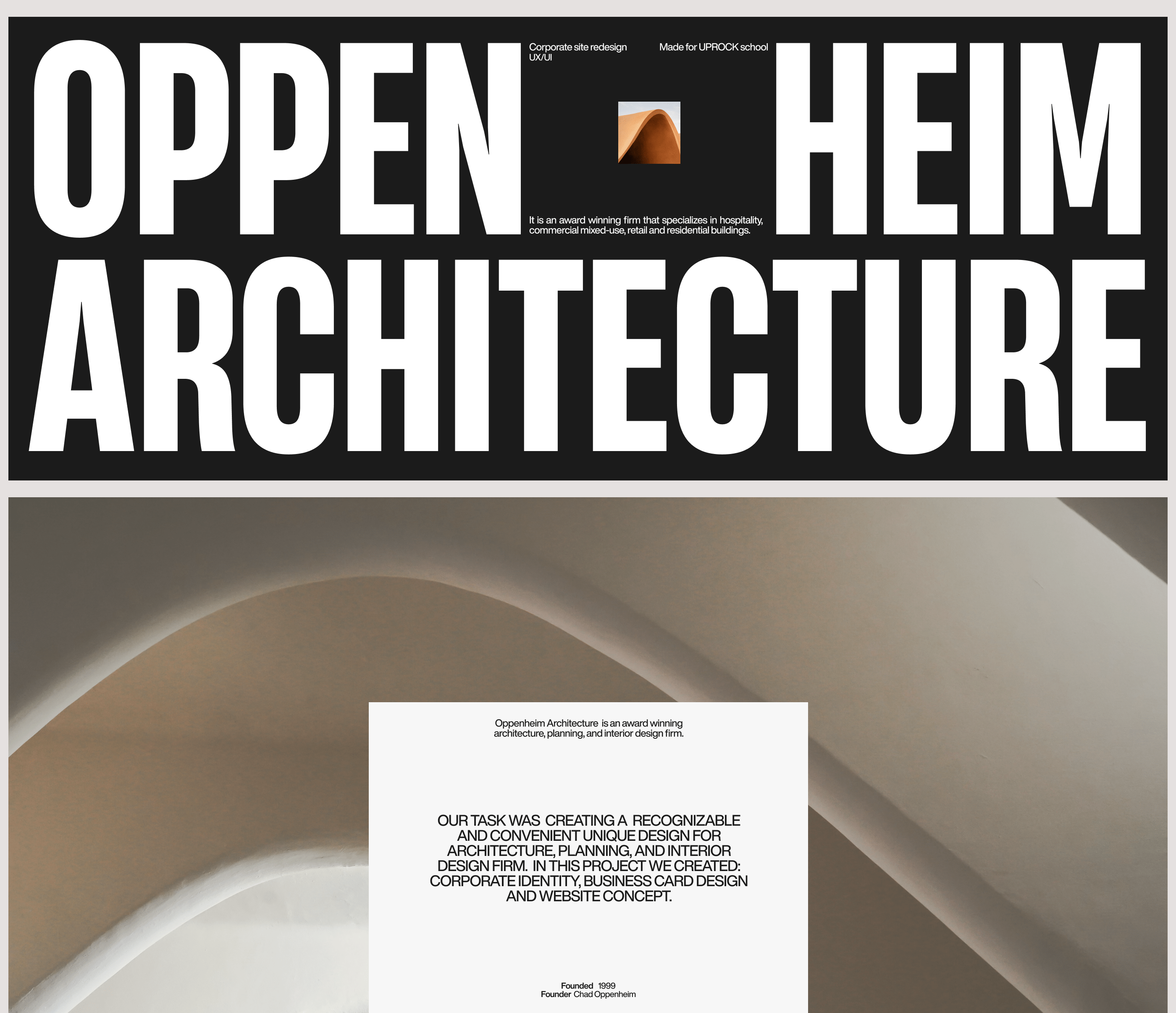Oppenheim Architecture site — Изображение №1 — Интерфейсы на Dprofile