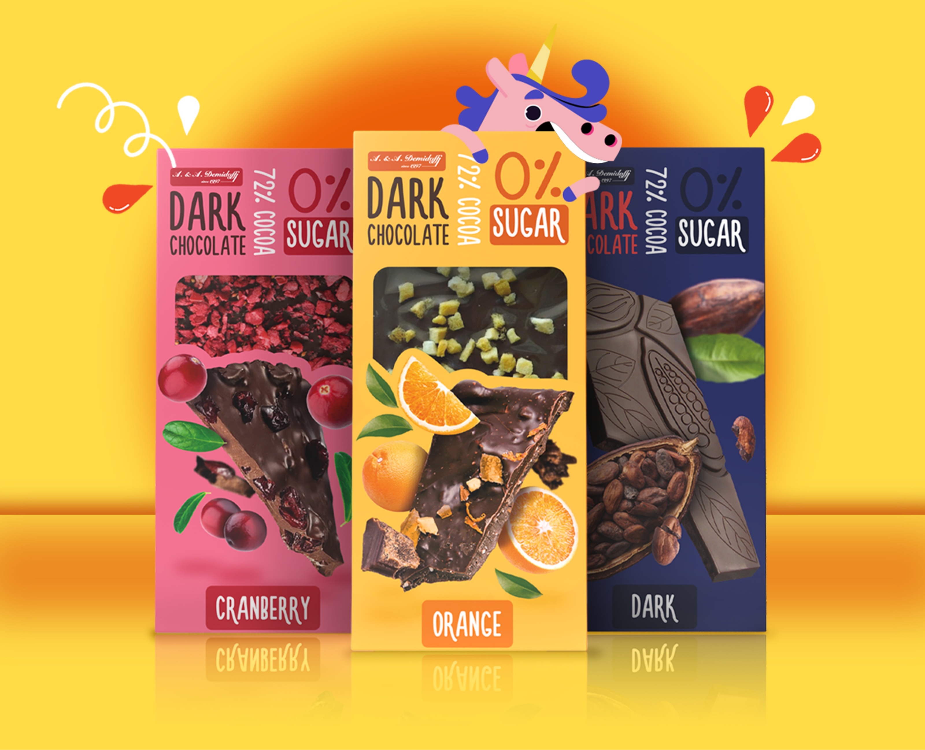 Chocolate package Demidoff — Брендинг, Графика на Dprofile