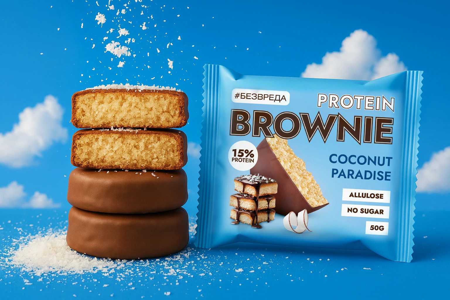 Protein Brownie — Изображение №2 — Брендинг, Графика на Dprofile