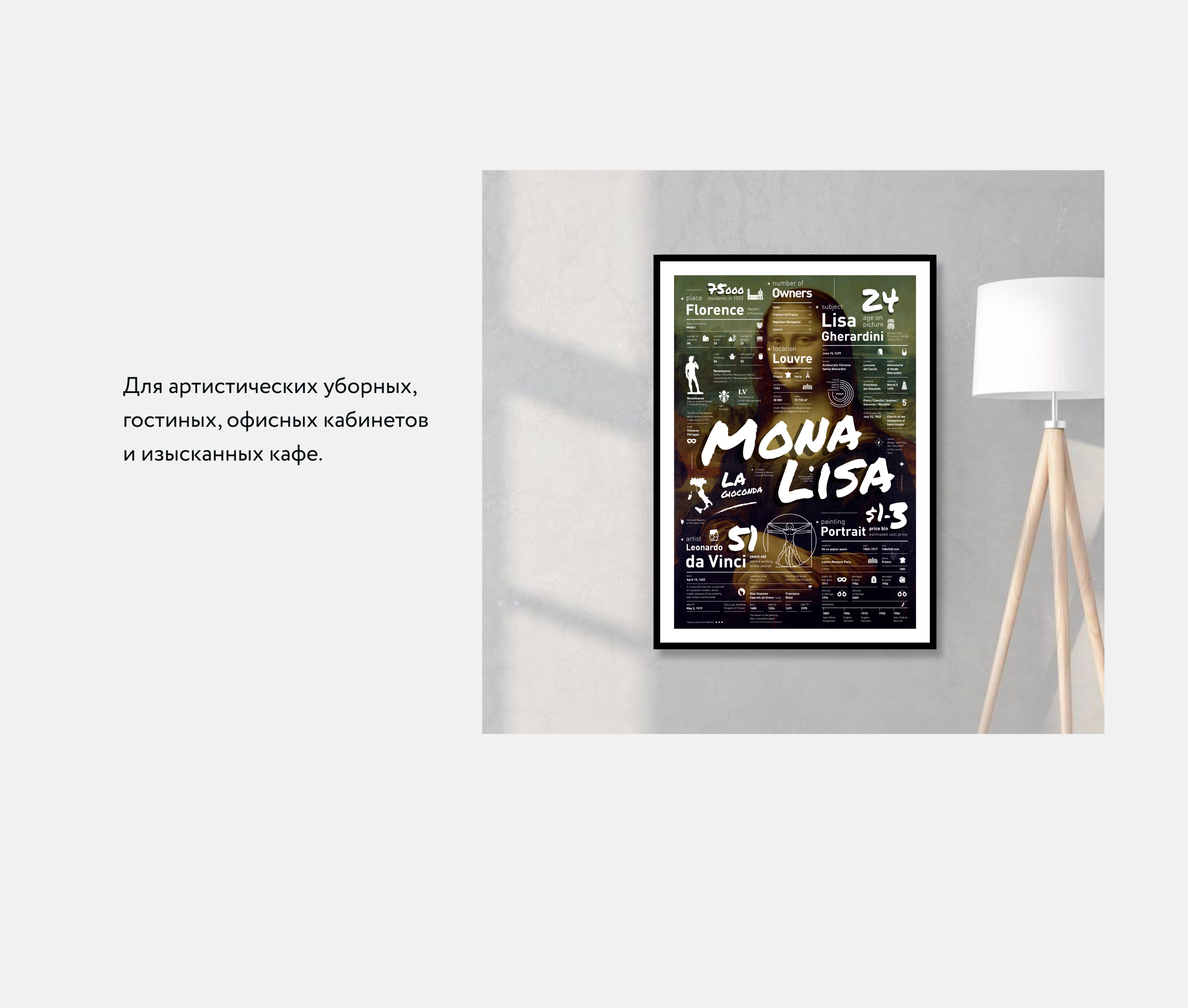 Постер «Мона Лиза» — Изображение №7 — Графика на Dprofile