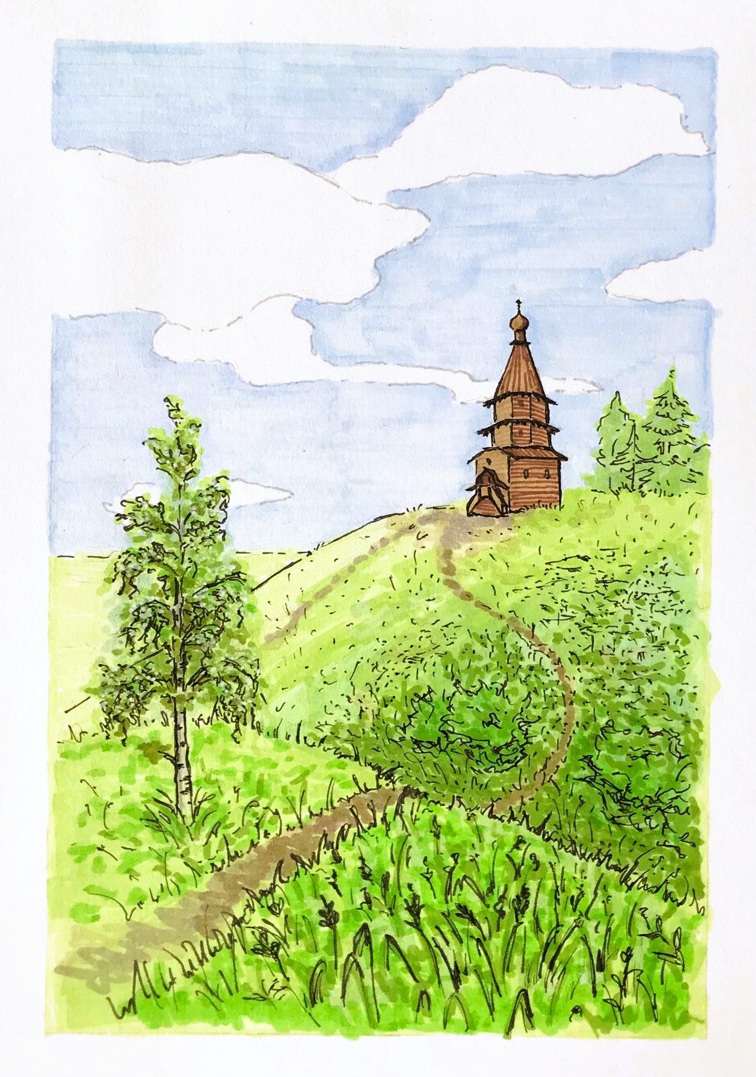 Рисунки маркерами — Изображение №9 — Иллюстрация, Графика на Dprofile