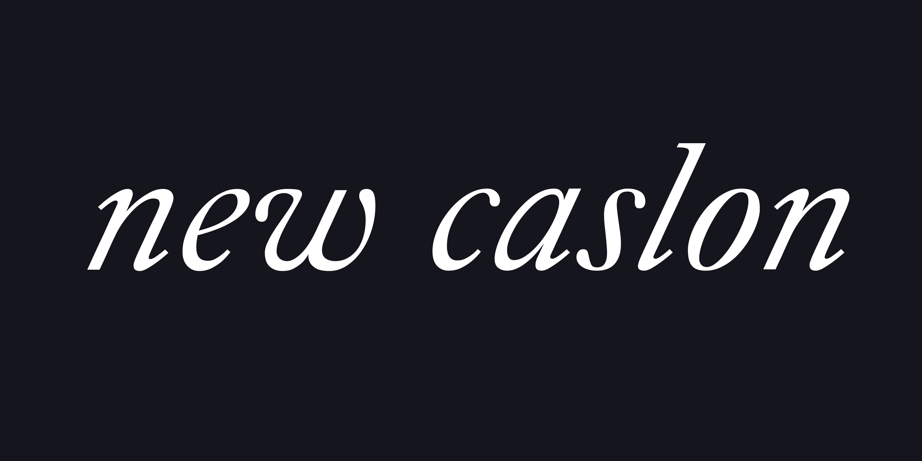 Шрифт New Caslon — Изображение №1 — Графика на Dprofile