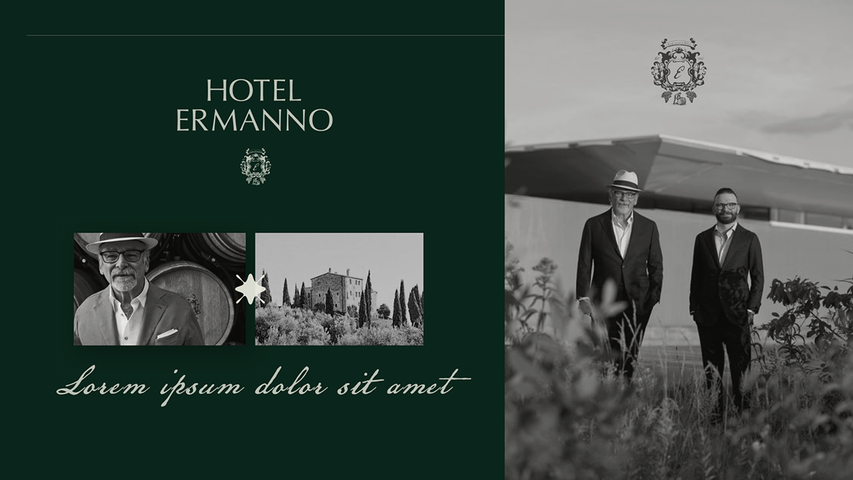 HOTEL ERMANNO | brand identity — Изображение №2 — Брендинг на Dprofile