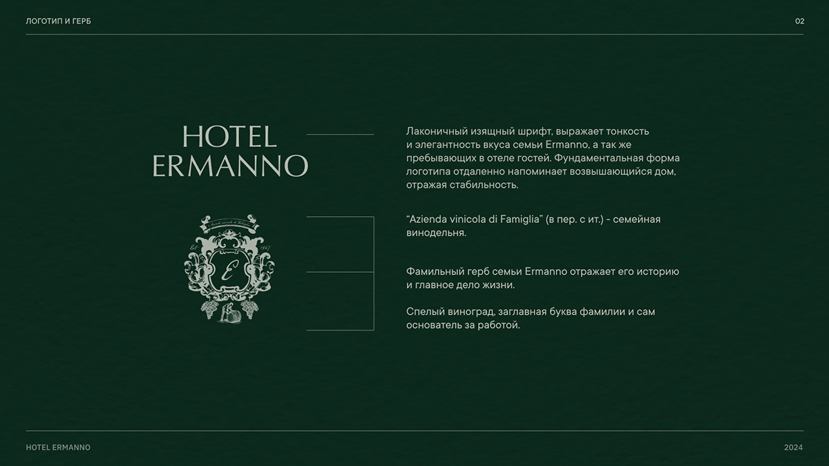 HOTEL ERMANNO | brand identity — Изображение №3 — Брендинг на Dprofile