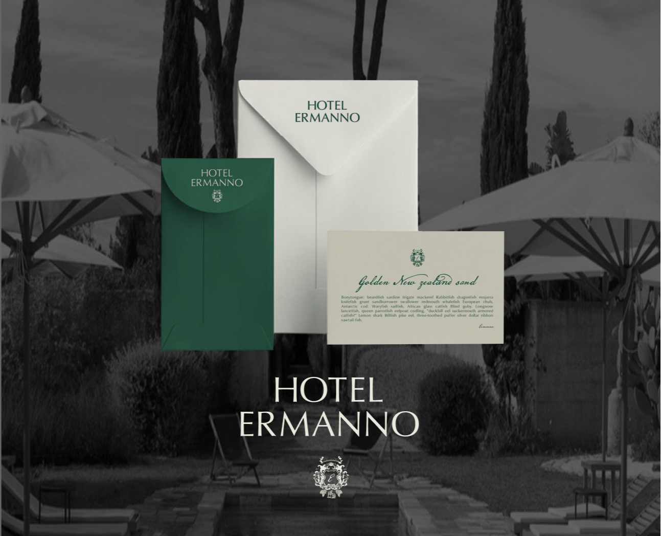 HOTEL ERMANNO | brand identity — Брендинг на Dprofile