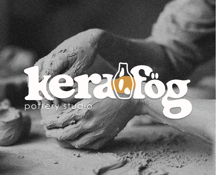 Логотип для керамической студии Kerafog — Брендинг, Графика на Dprofile