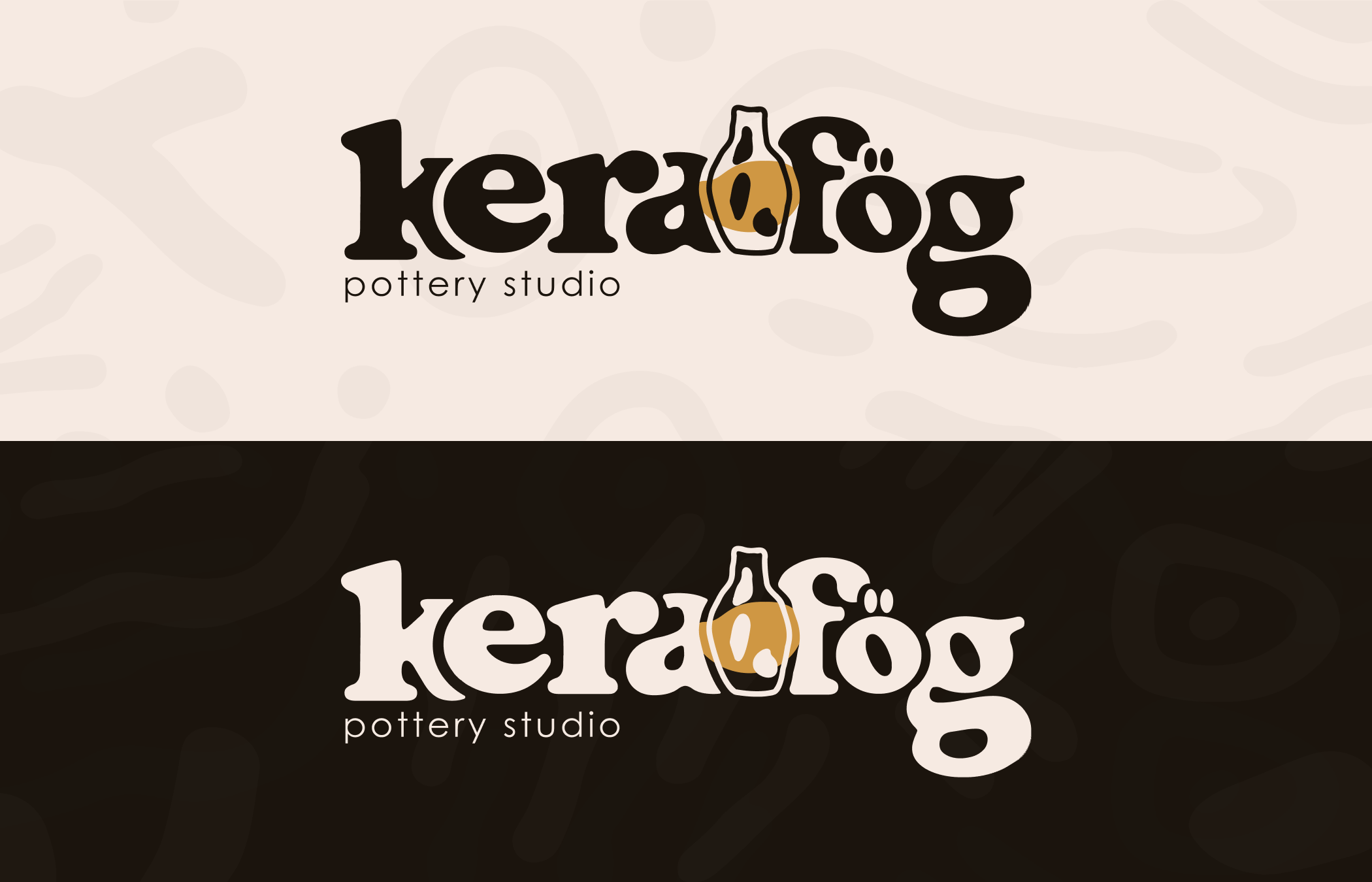 Логотип для керамической студии Kerafog — Изображение №4 — Брендинг, Графика на Dprofile