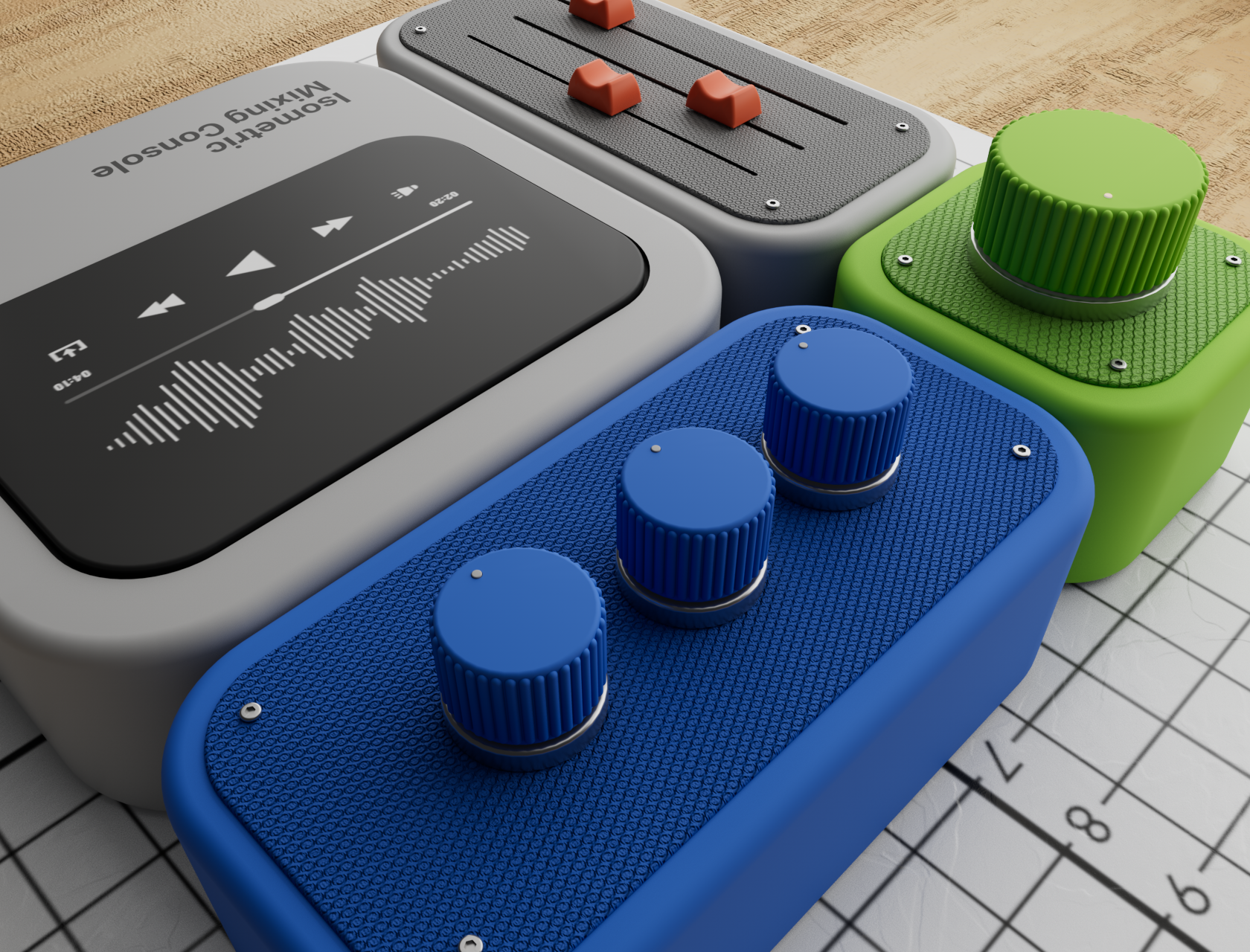 Isometric Mixing Console — Изображение №3 — 3D на Dprofile