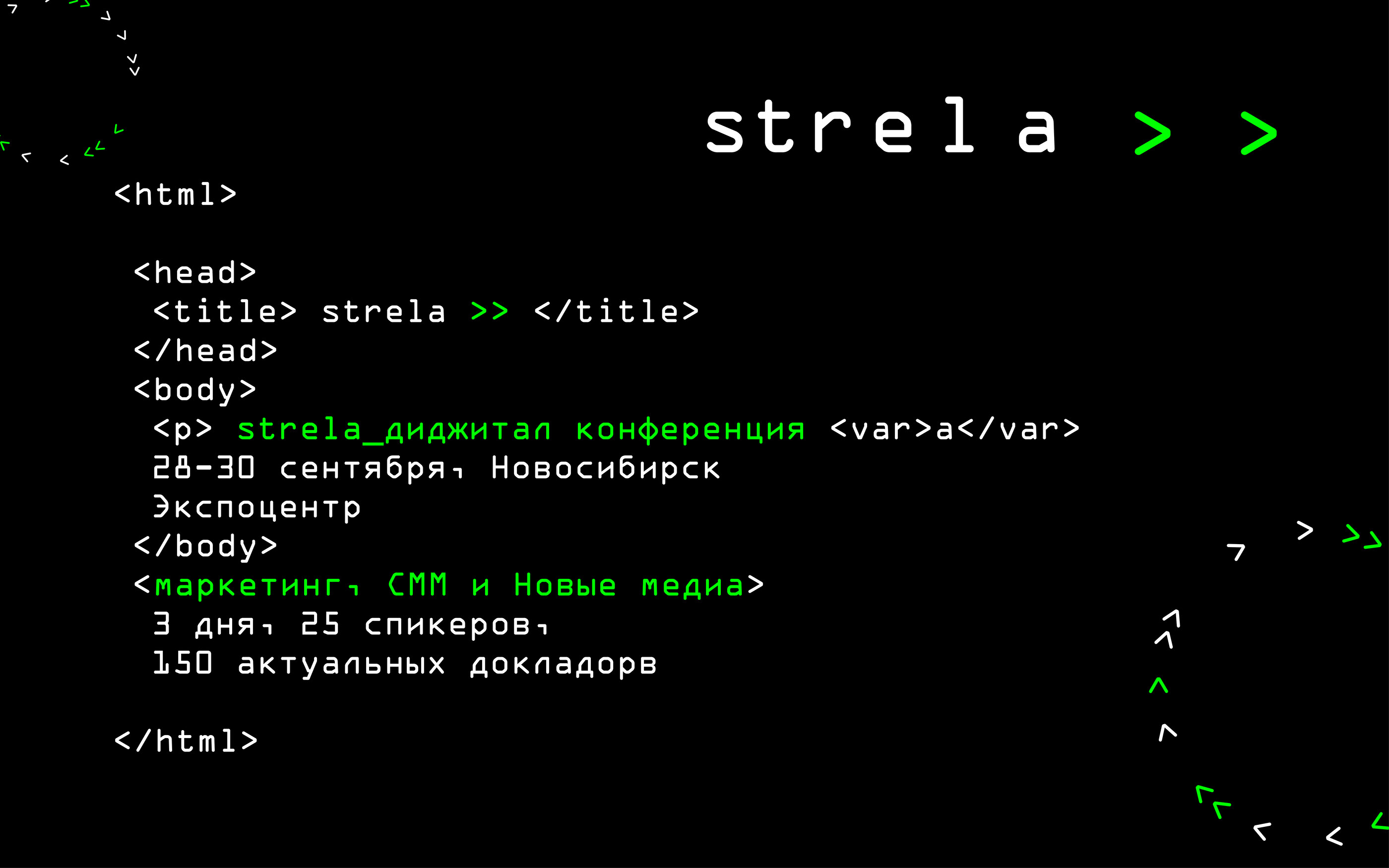 STRELA | диджитал конференция — Изображение №2 — Брендинг на Dprofile