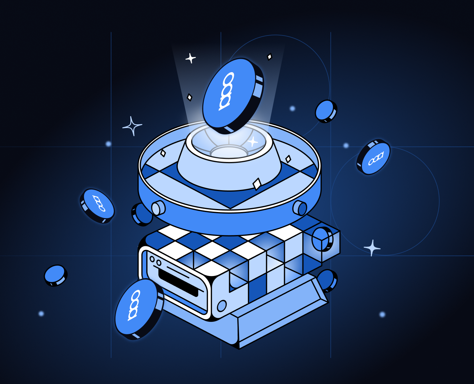 Сrypto illustration | Graphic Design на Dprofile