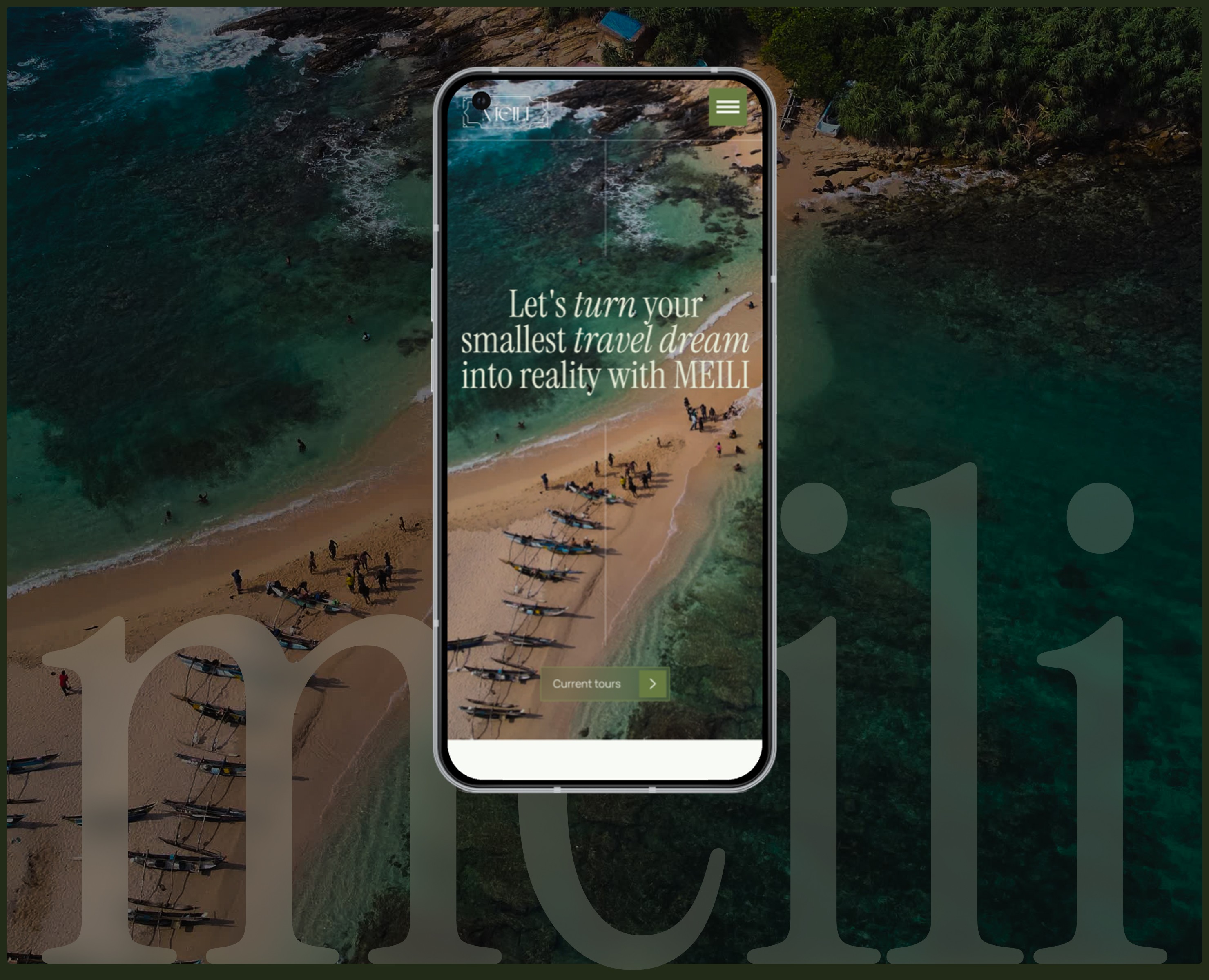 Meili. Web Design For Renewable travel company. UX/UI — Интерфейсы на Dprofile