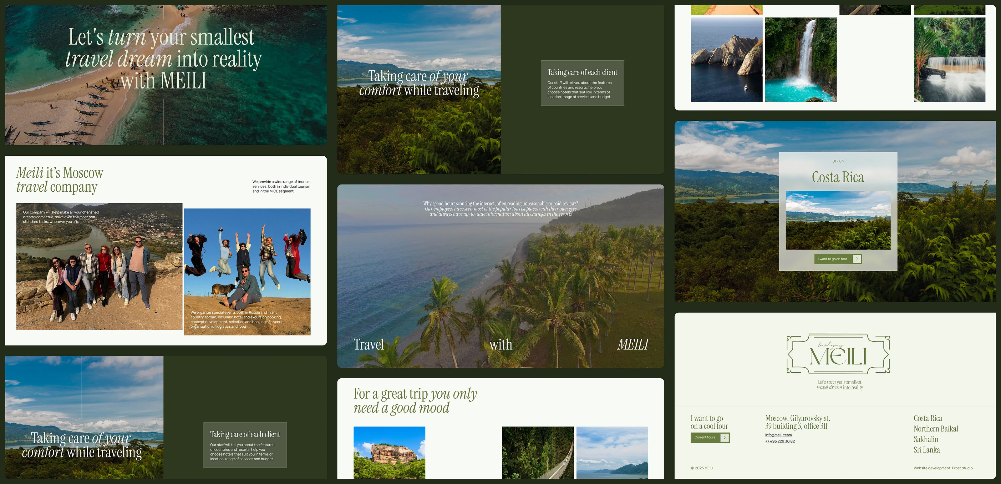 Meili. Web Design For Renewable travel company. UX/UI — Изображение №4 — Интерфейсы на Dprofile