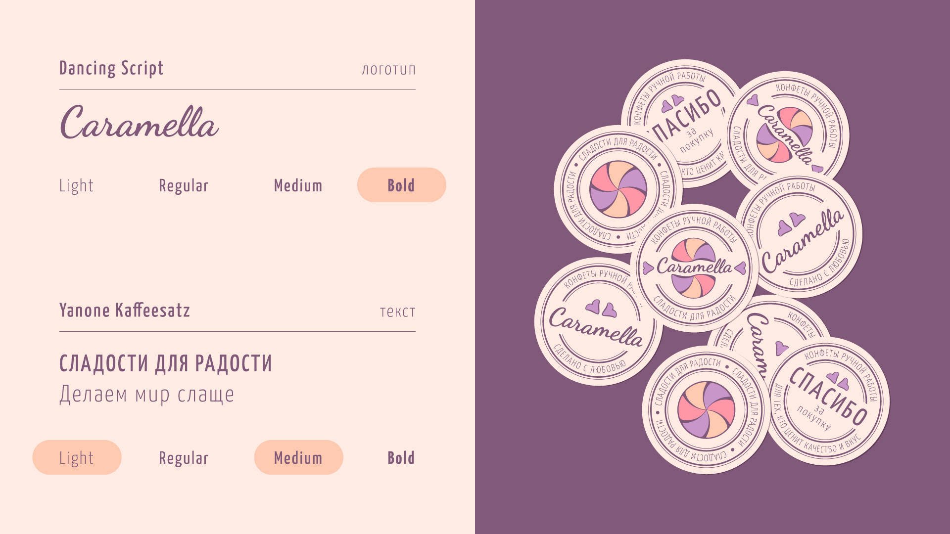 Caramella | авторские сладости — Изображение №6 — Брендинг на Dprofile