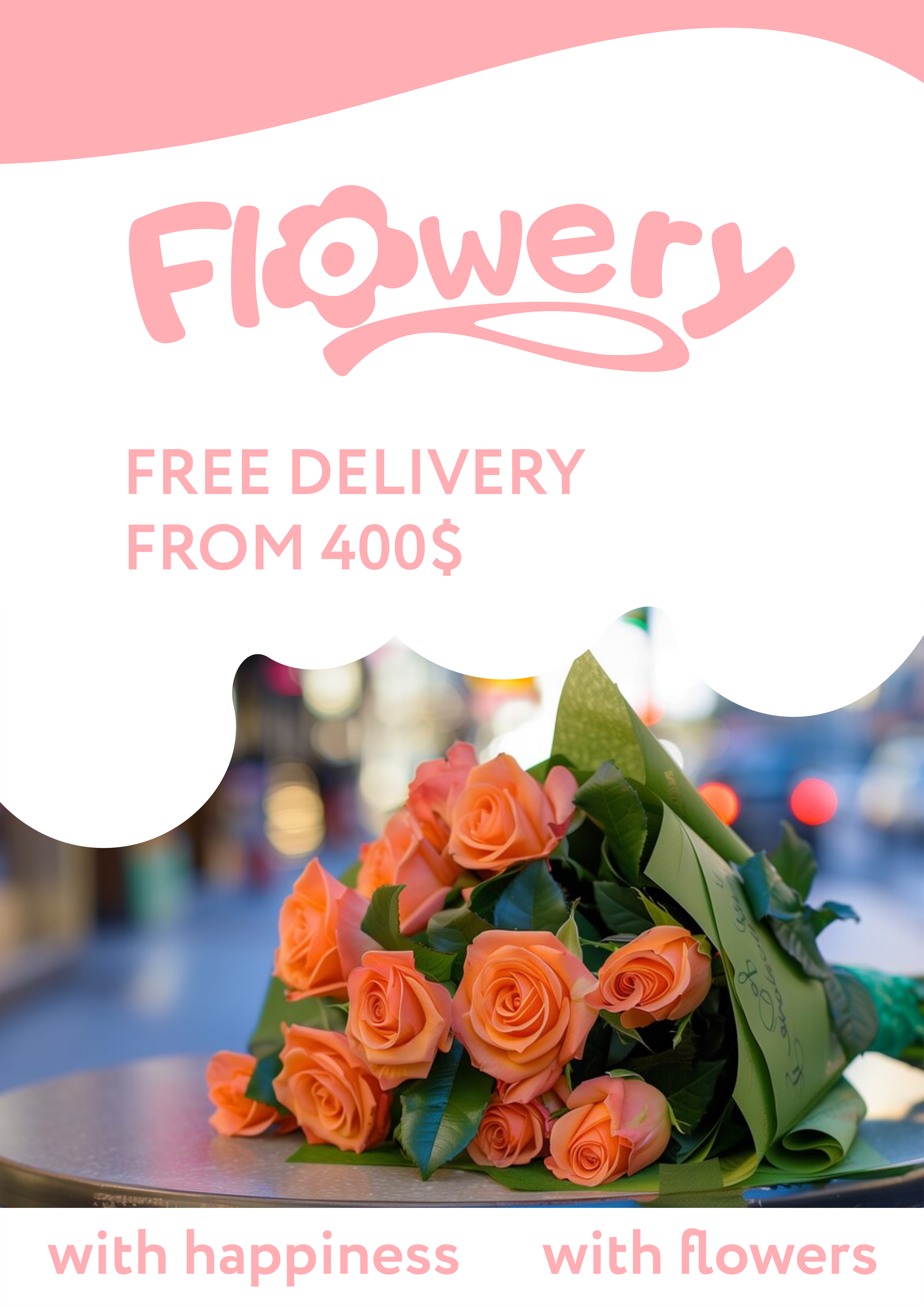 Flowery - логотип и фирменный стиль для магазина флористики — Изображение №16 — Брендинг на Dprofile