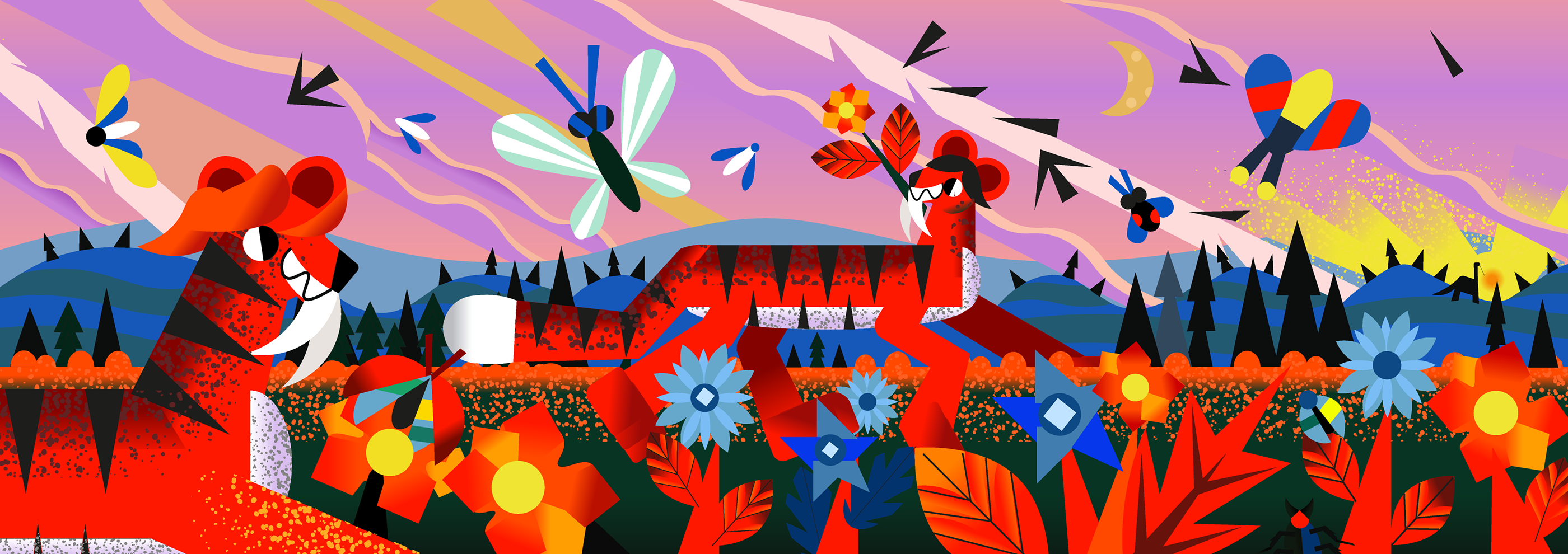 Саблезубые тигры (смилодоны) — Изображение №2 — Иллюстрация, Графика на Dprofile
